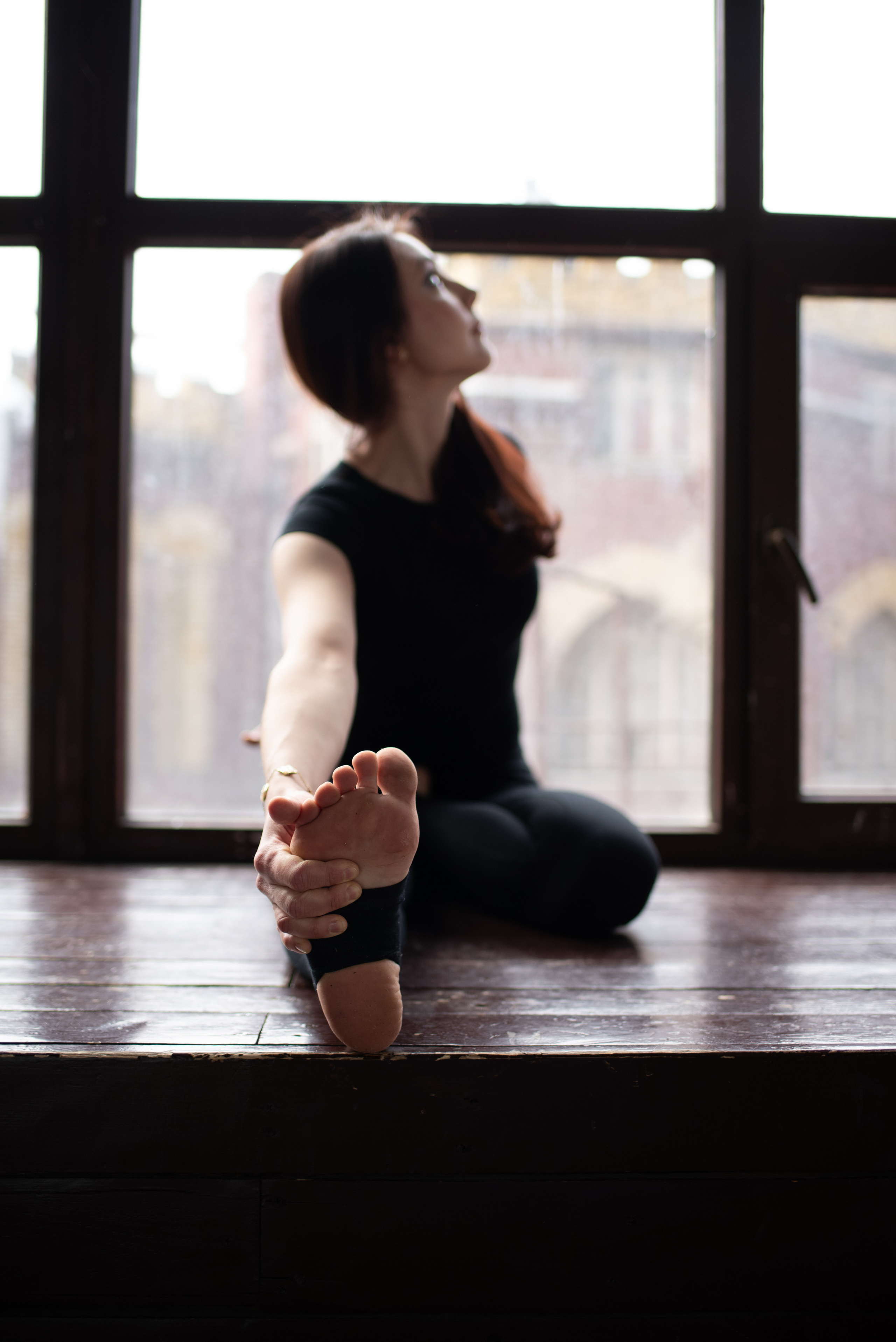 Профессиональная фотосессия для инструктора по йоге. Фотограф в Москве и Люберцах, Валя Шикулина