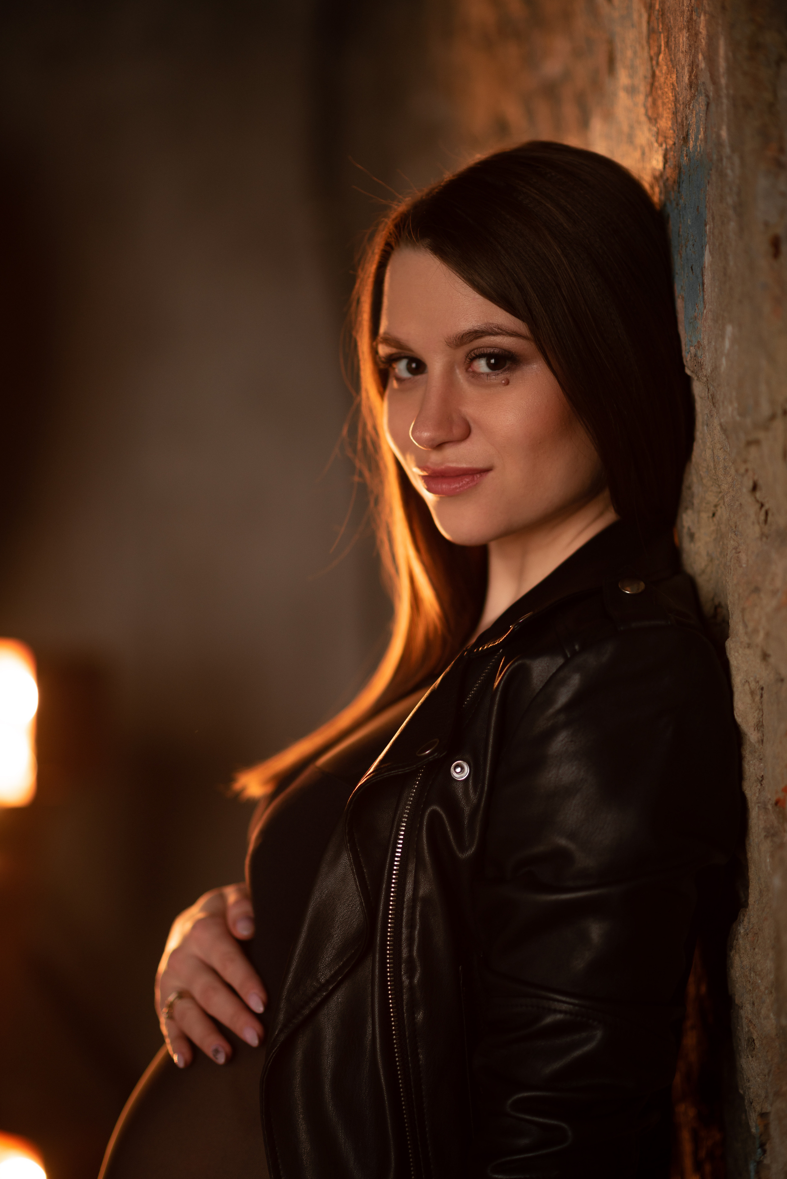 Фотосессия беременности в темной студии. Фотограф в Москве и Люберцах, Валя Шикулина