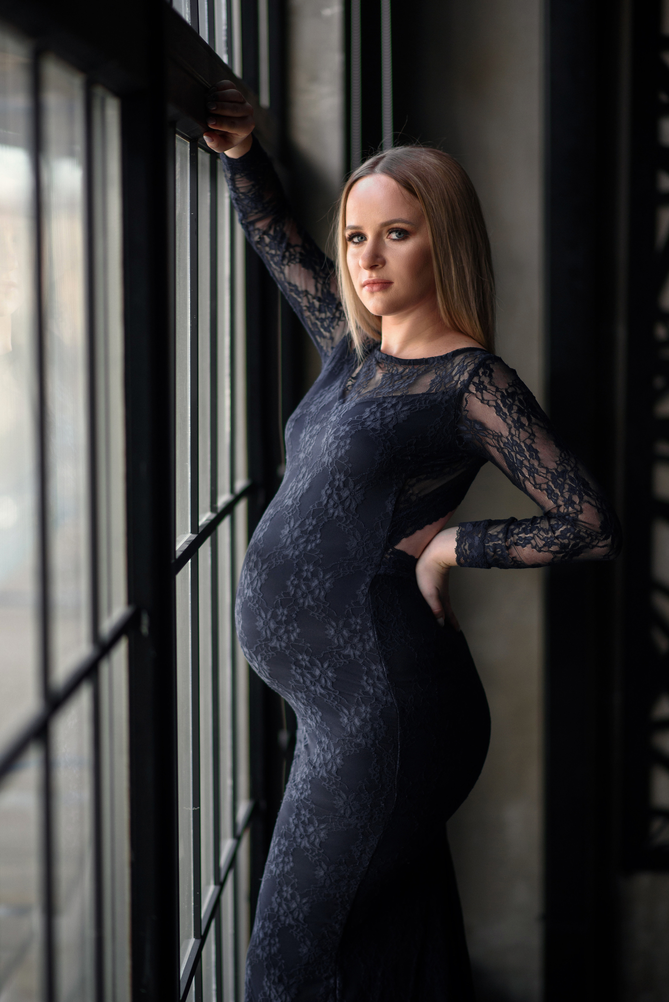 Фотосессия беременности в темной студии. Фотограф в Москве и Люберцах, Валя Шикулина