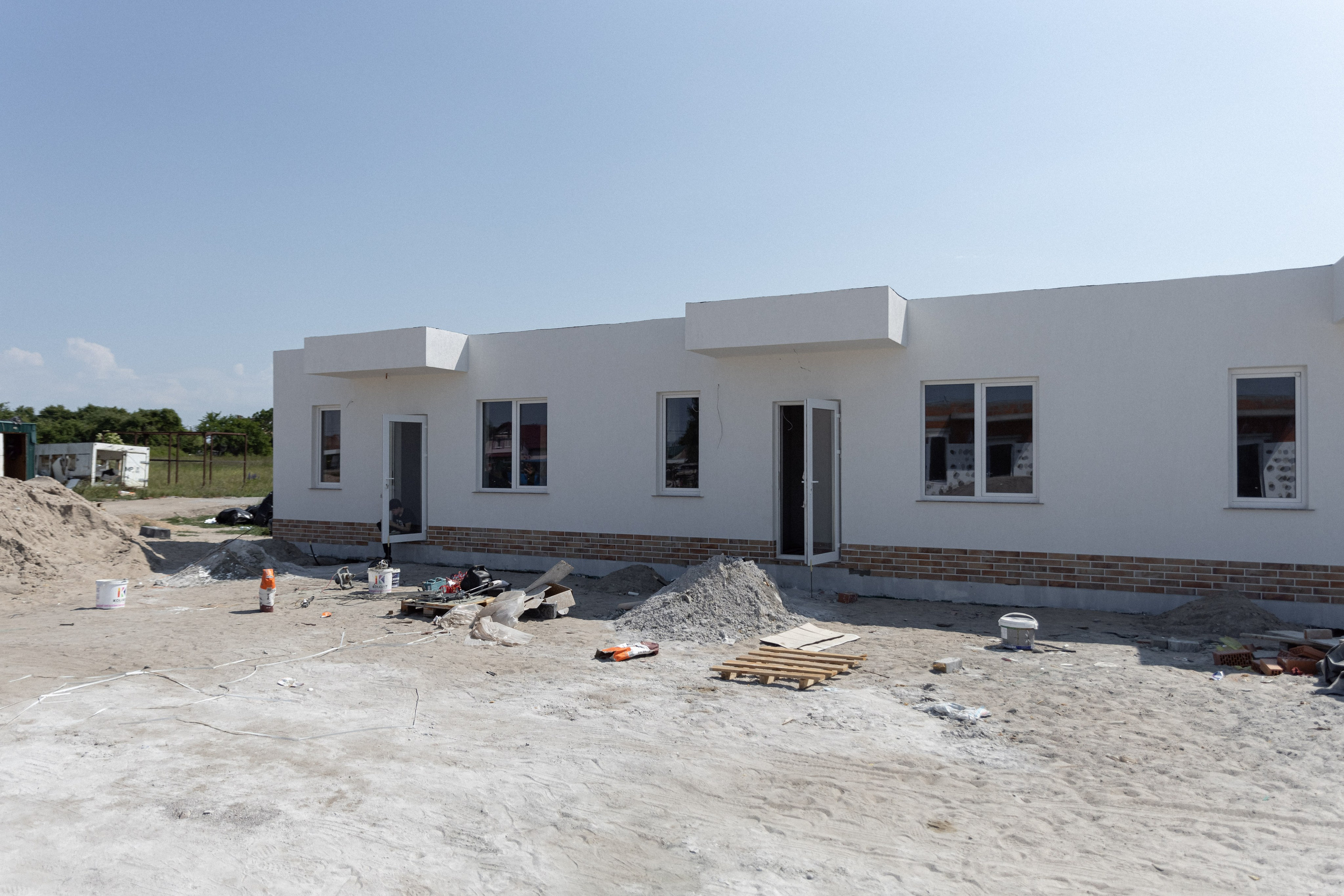 Блок-секция п.Авангардное Гурьевский р-он. Монтаж отопления в Калининграде | Балтийский сантехник