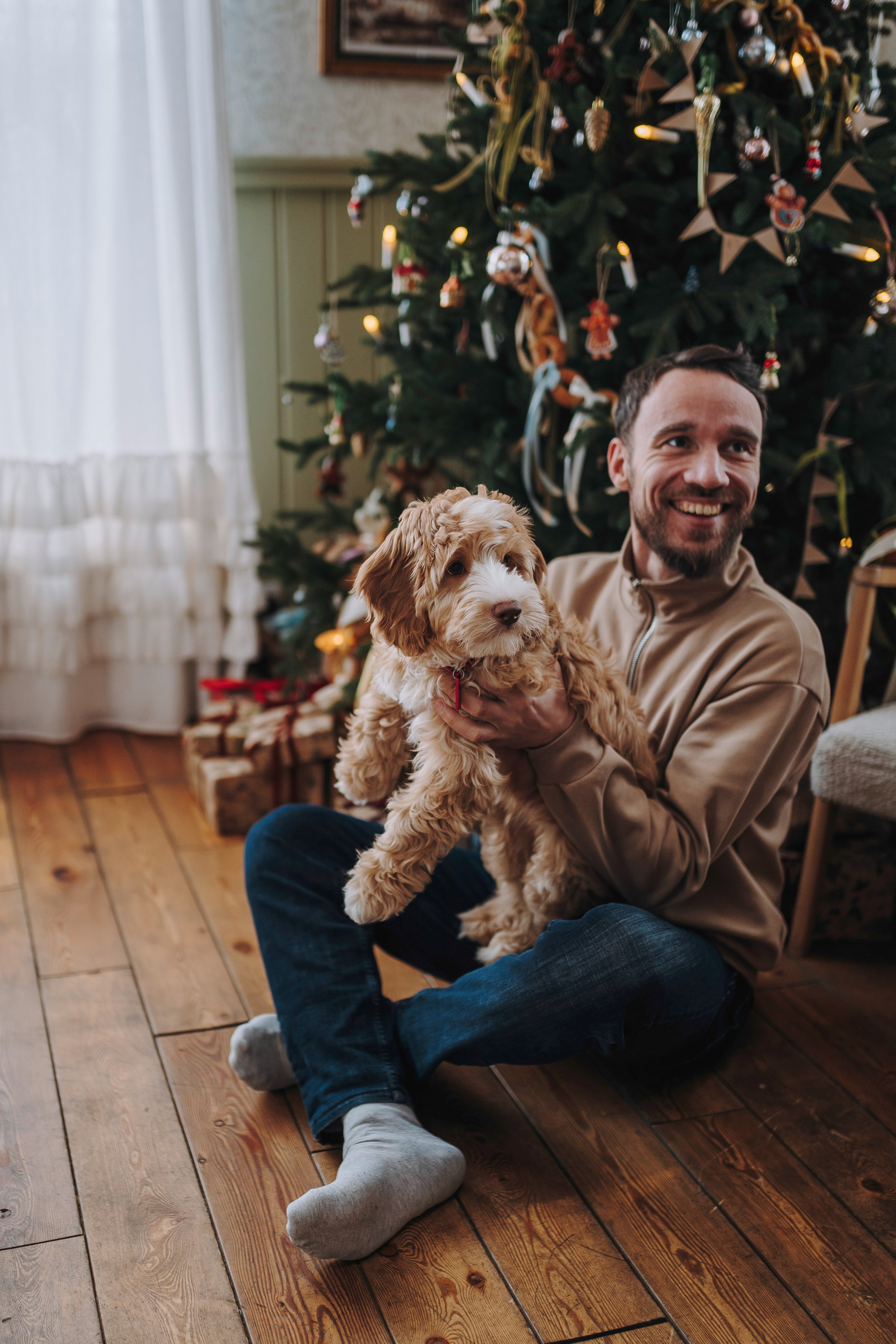 Мёрфи, Таня и Антон. Фотограф анималист в Спб недорого Олеся Майорова