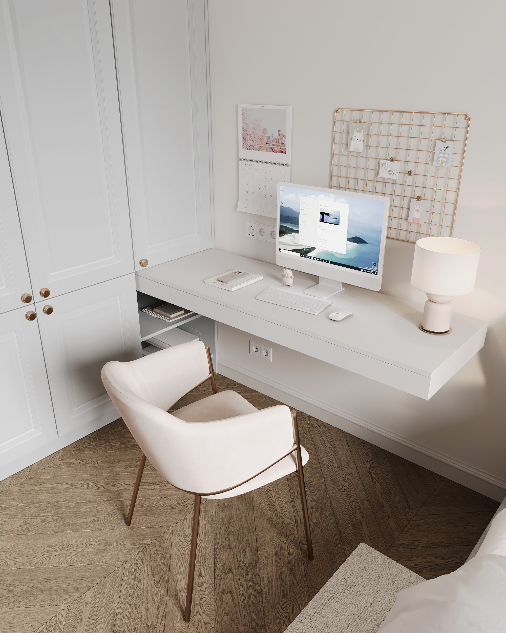 Color Classic. Дизайн интерьера | 3D визуализация | Миланская Марина