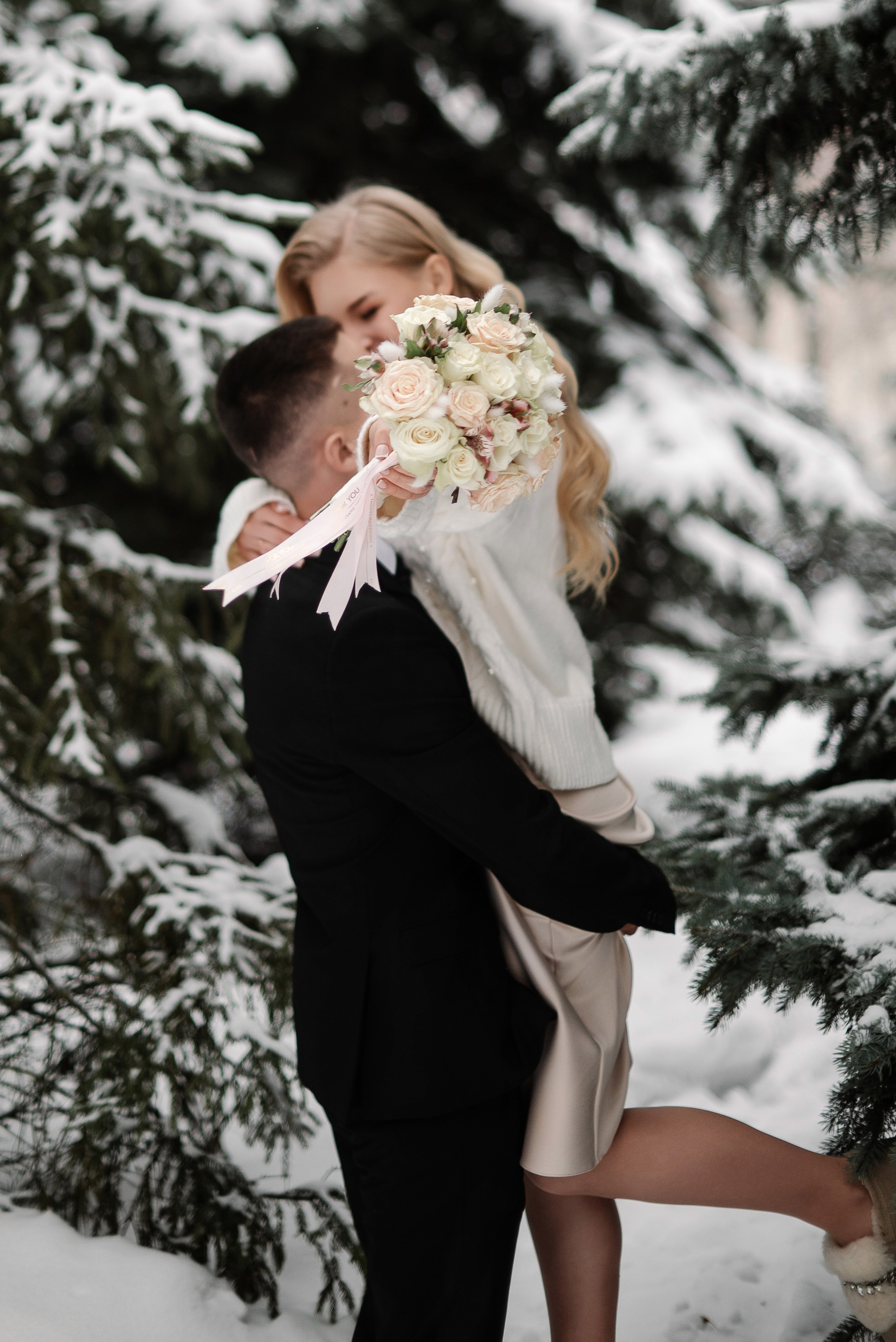 Александра и Алексей, роспись и прогулка зимой. Свадебный и портретный фотограф в Липецке Юлия Свит