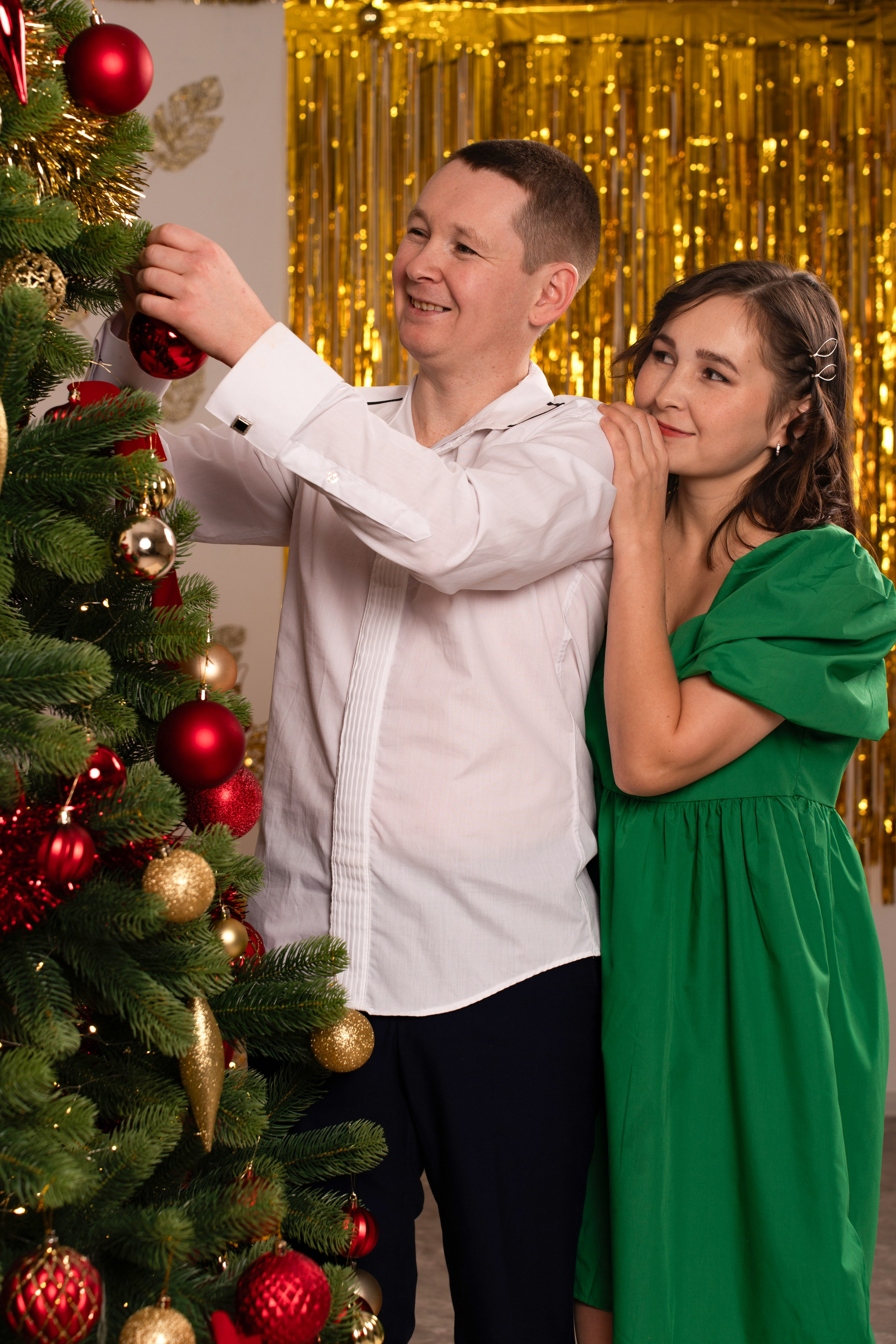 Новогодняя фотосессия в студии