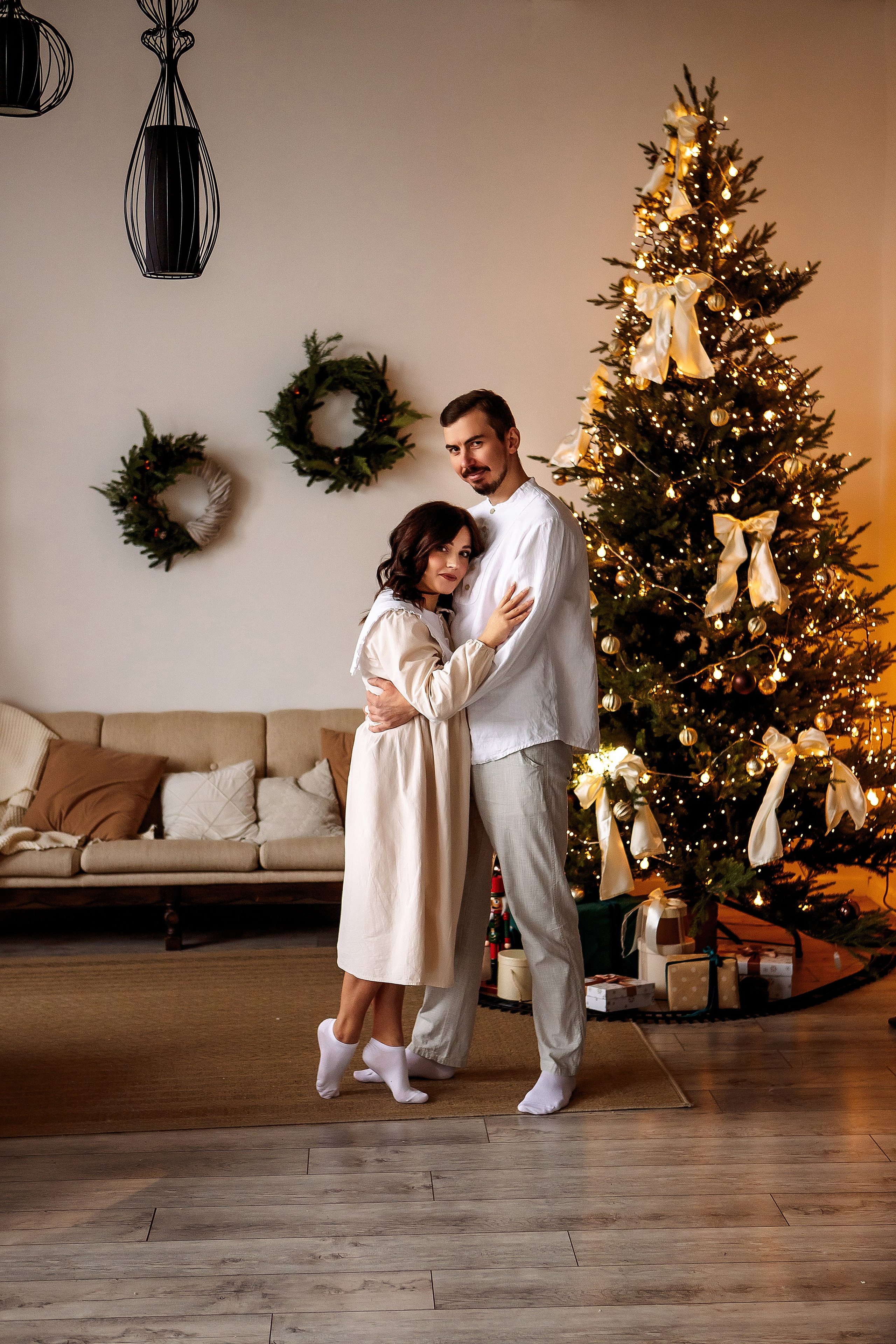 Новогодняя. Семейный детский фотограф. Фотосессия в Минске