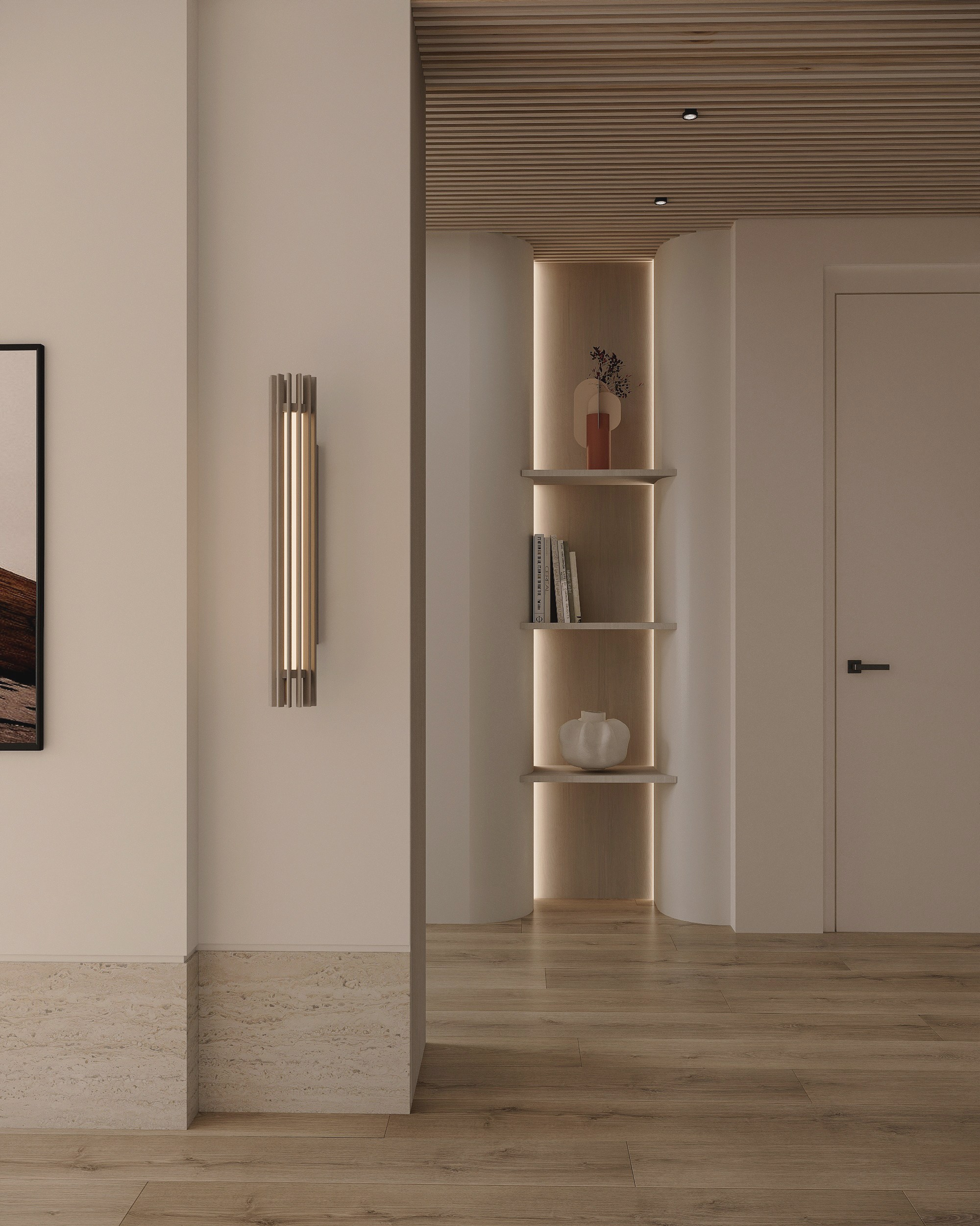 Master bedroom-study/Florida. Solovets visualization