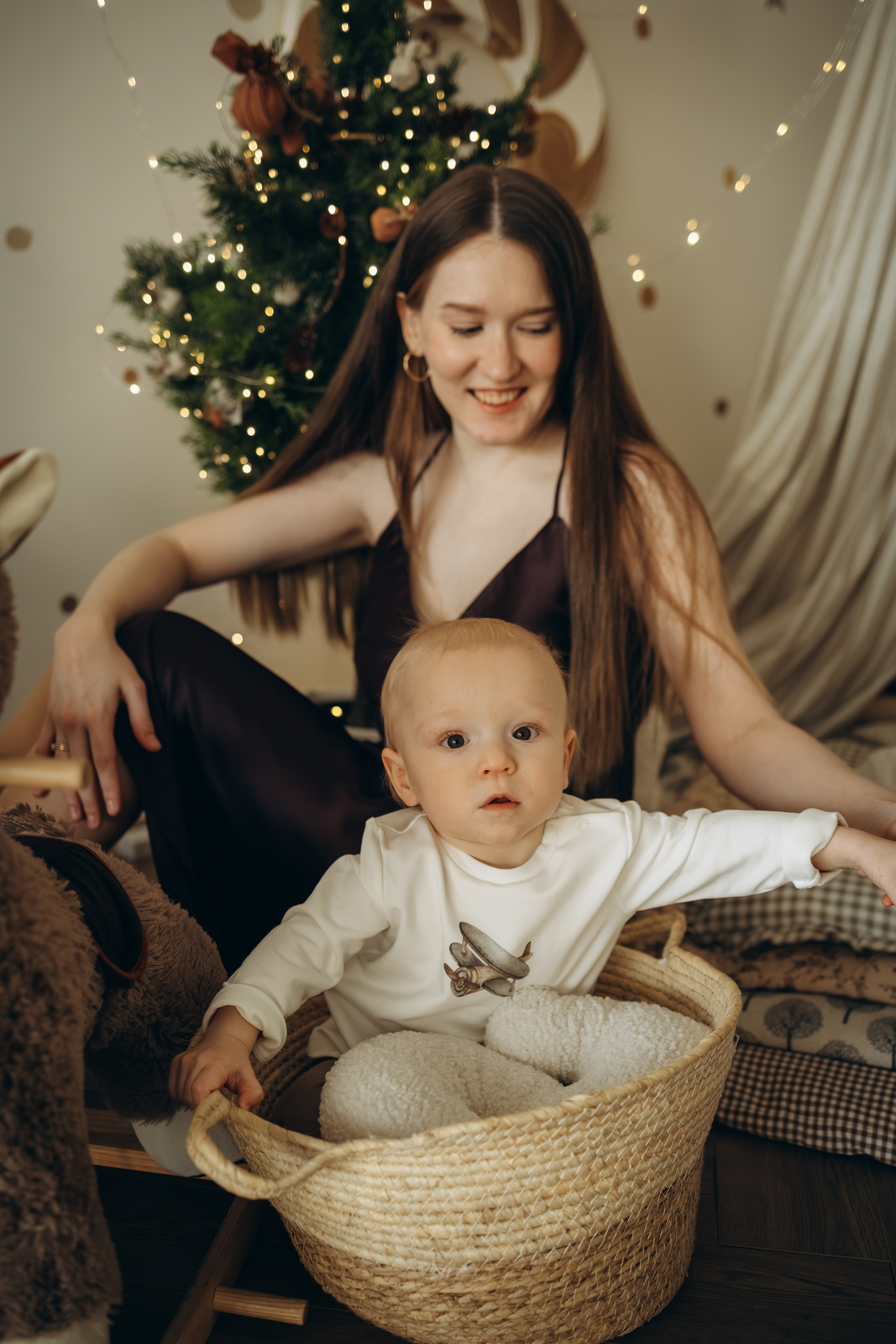 Саше и Леше 1 годик!. Семейный фотограф новорожденных (домашний ньюборн) | УФА |Гульнара Зиновьева