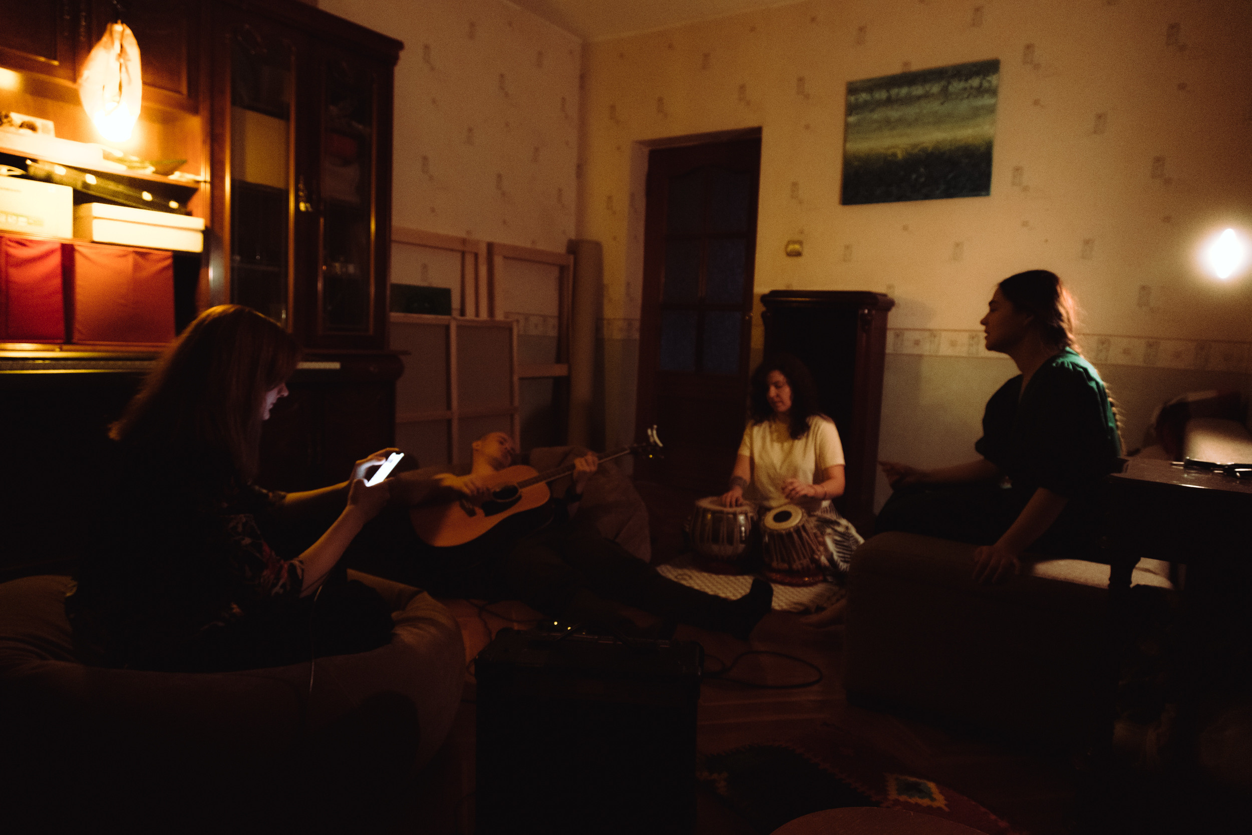 Flowers Flow / домашняя репетиция группы. Фотограф в Москве и Санкт-Петербурге Саша Кар