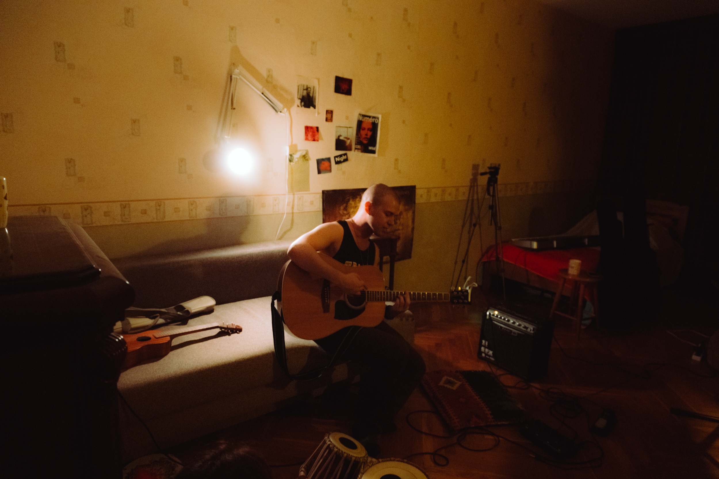 Flowers Flow / домашняя репетиция группы. Фотограф в Москве и Санкт-Петербурге Саша Кар