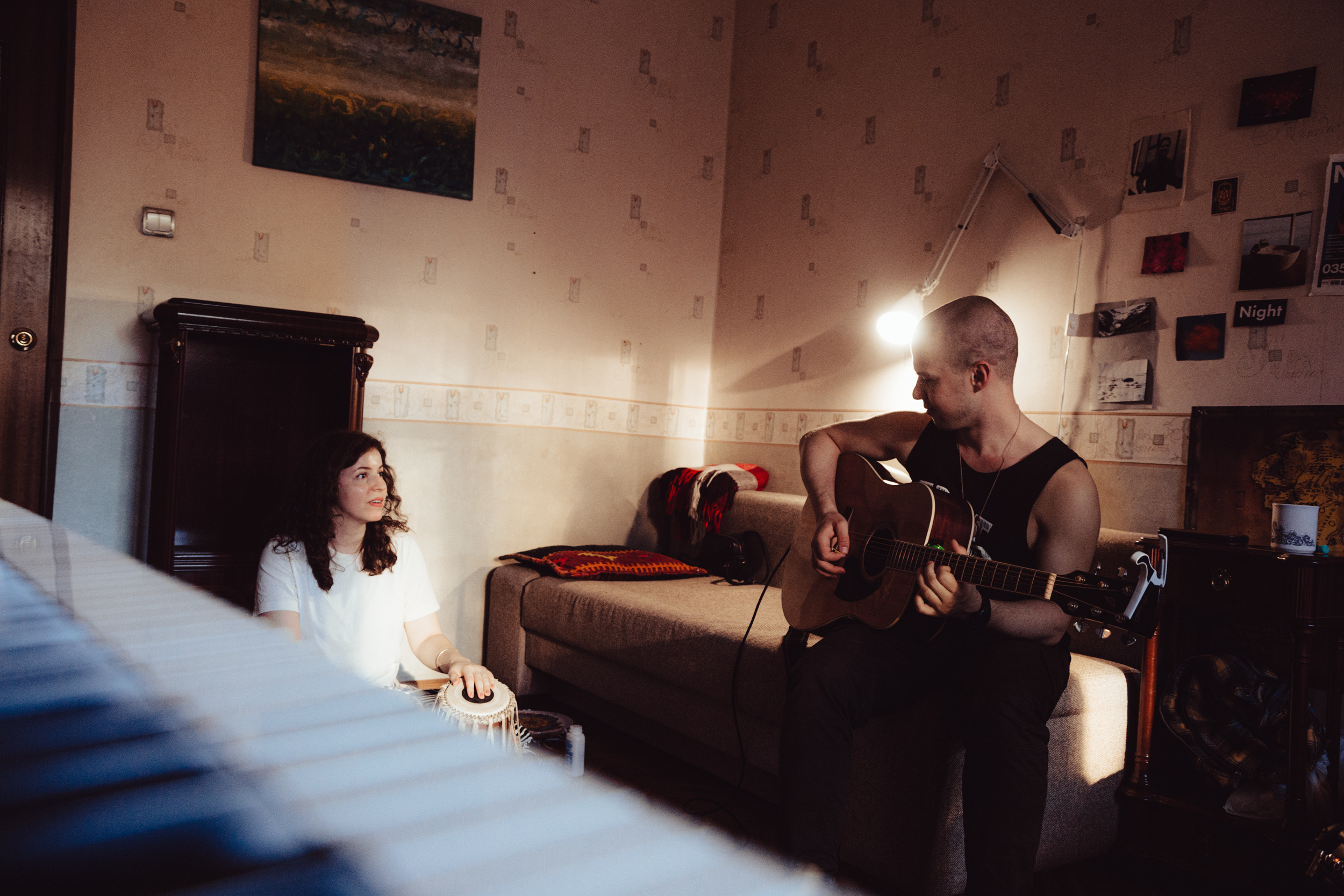 Flowers Flow / домашняя репетиция группы. Фотограф в Москве и Санкт-Петербурге Саша Кар