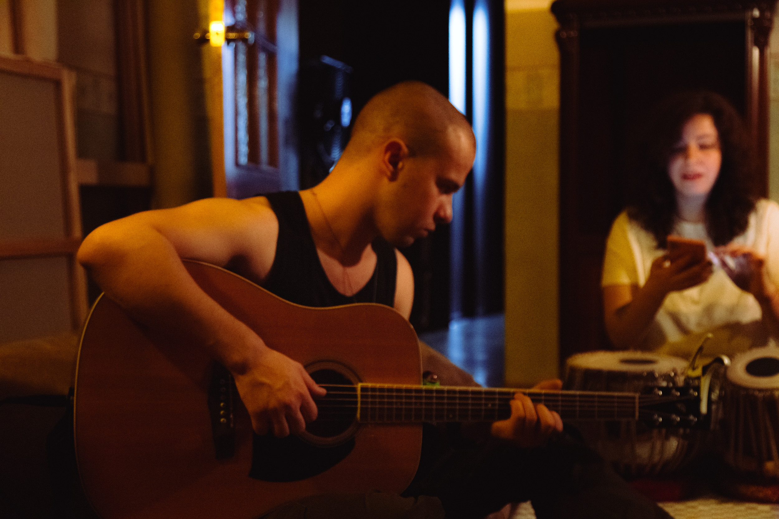 Flowers Flow / домашняя репетиция группы. Фотограф в Москве и Санкт-Петербурге Саша Кар