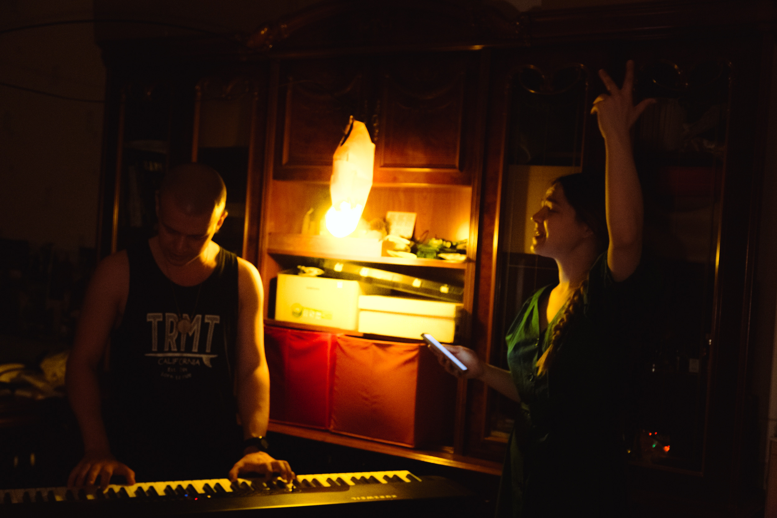 Flowers Flow / домашняя репетиция группы. Фотограф в Москве и Санкт-Петербурге Саша Кар