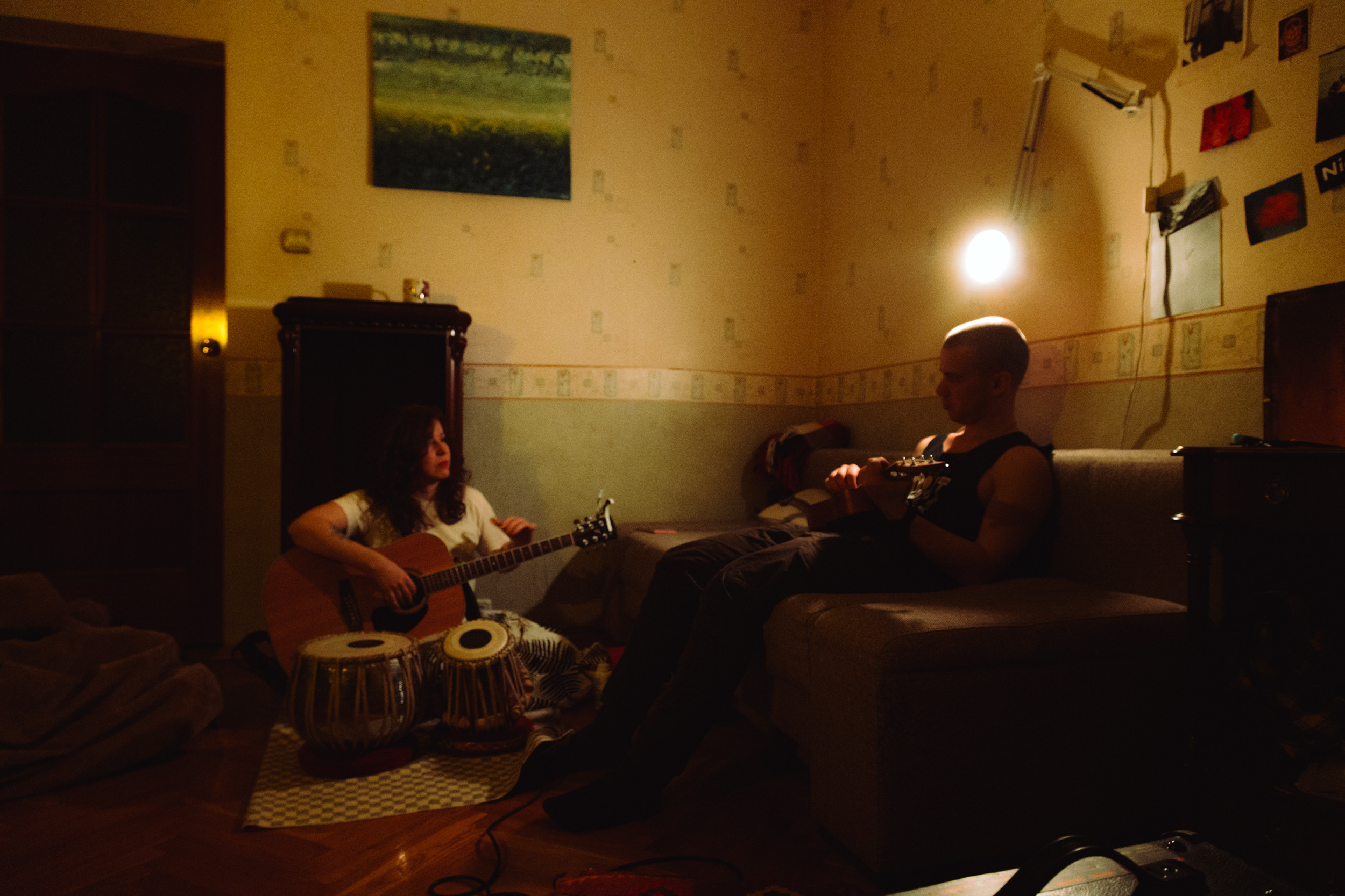 Flowers Flow / домашняя репетиция группы. Фотограф в Москве и Санкт-Петербурге Саша Кар