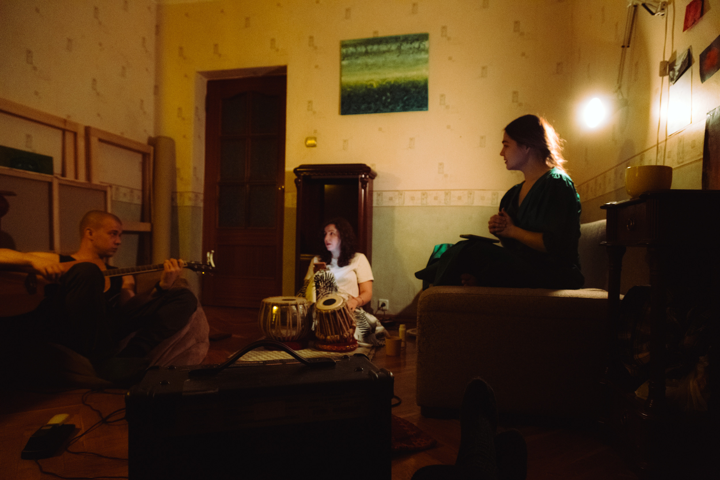 Flowers Flow / домашняя репетиция группы. Фотограф в Москве и Санкт-Петербурге Саша Кар