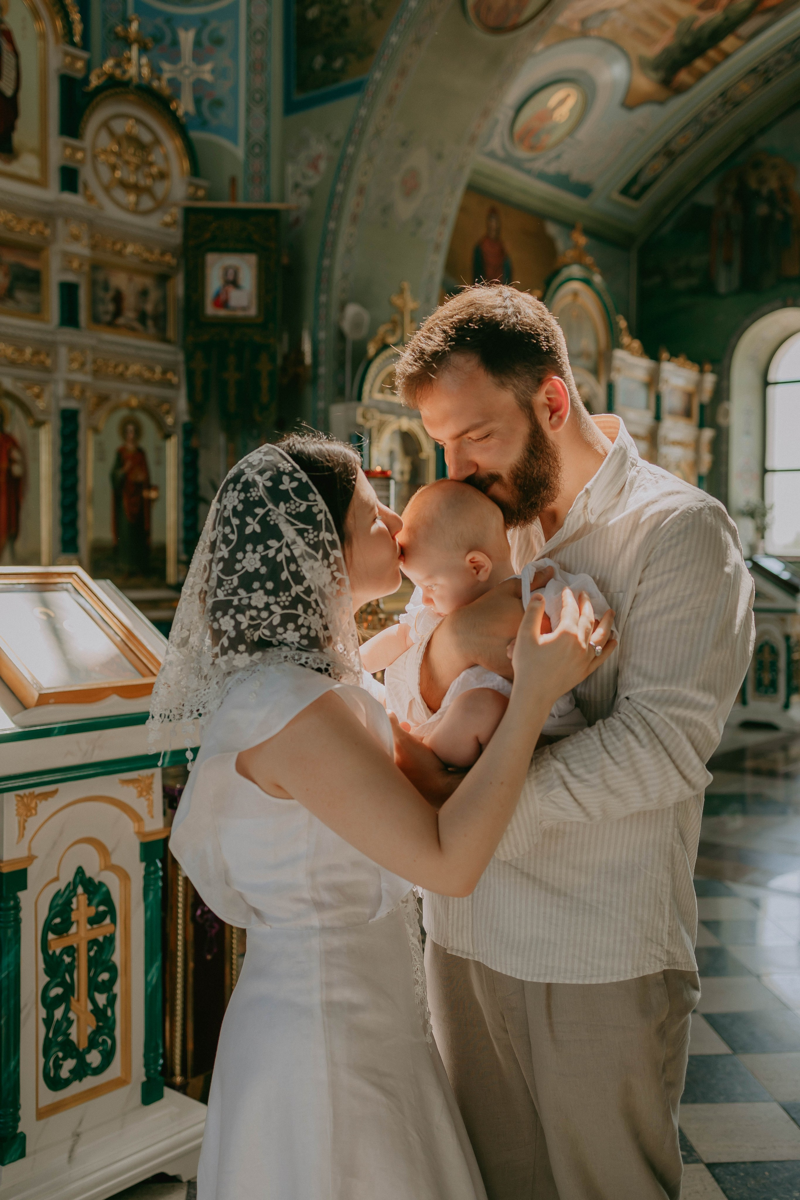 Крещение Ассоль. Семейный фотограф в Волгодонске Краченцева Анна