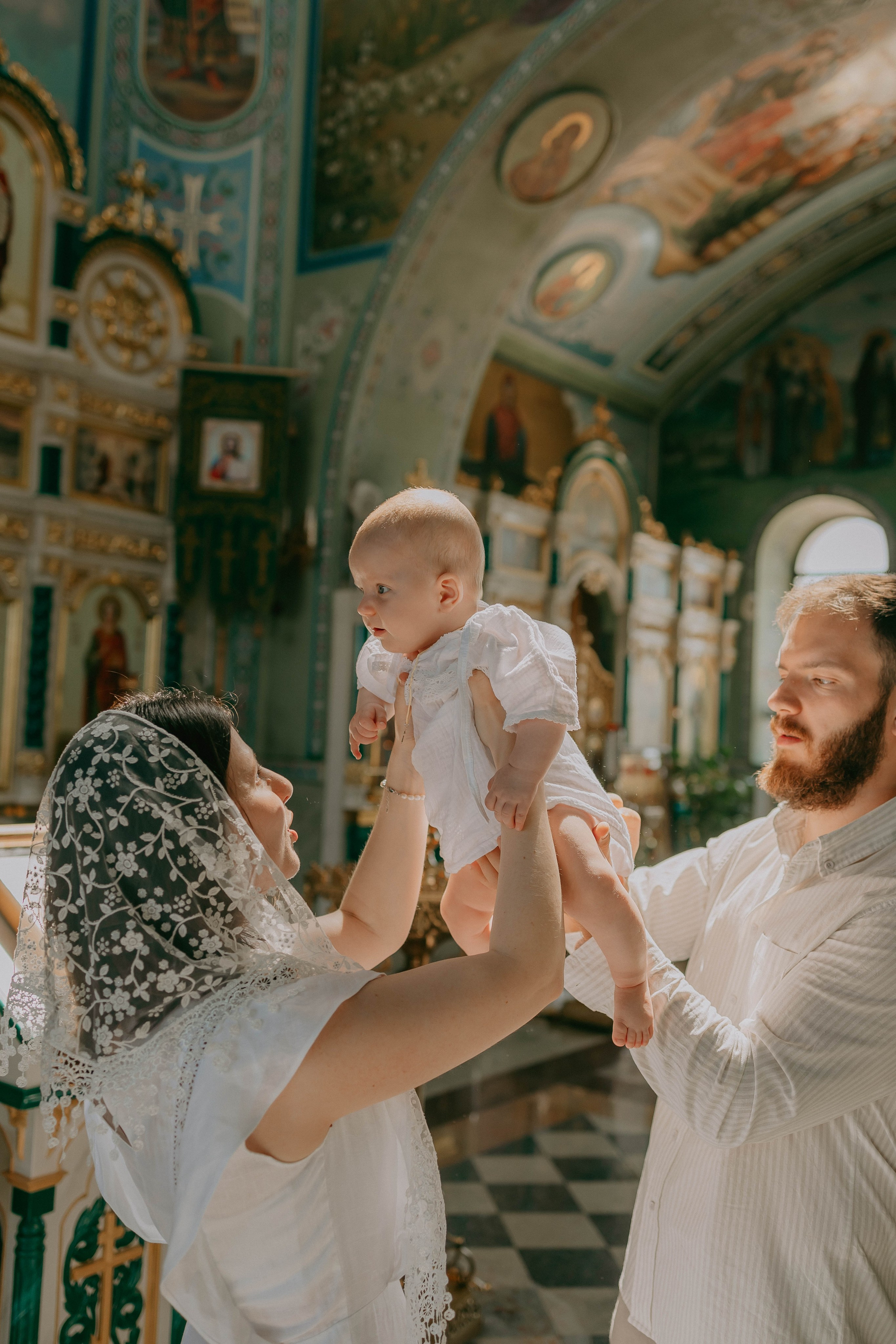 Крещение Ассоль. Семейный фотограф в Волгодонске Краченцева Анна