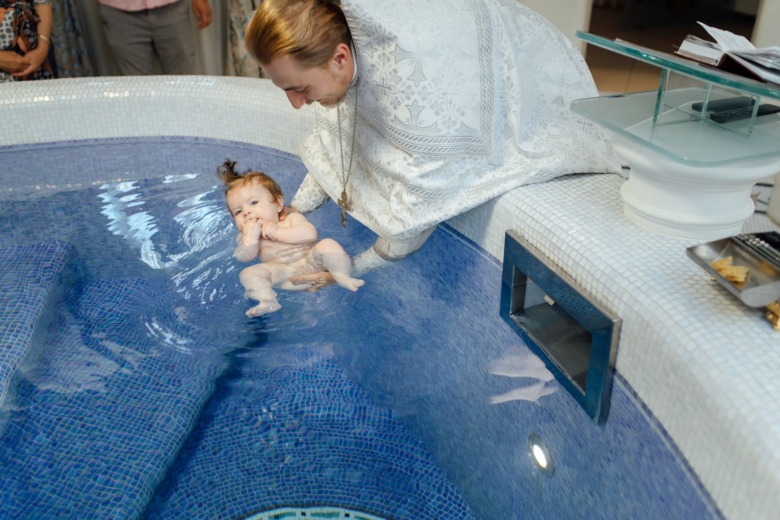 Крещение Аделины, храм Святой Троицы, июль 2024