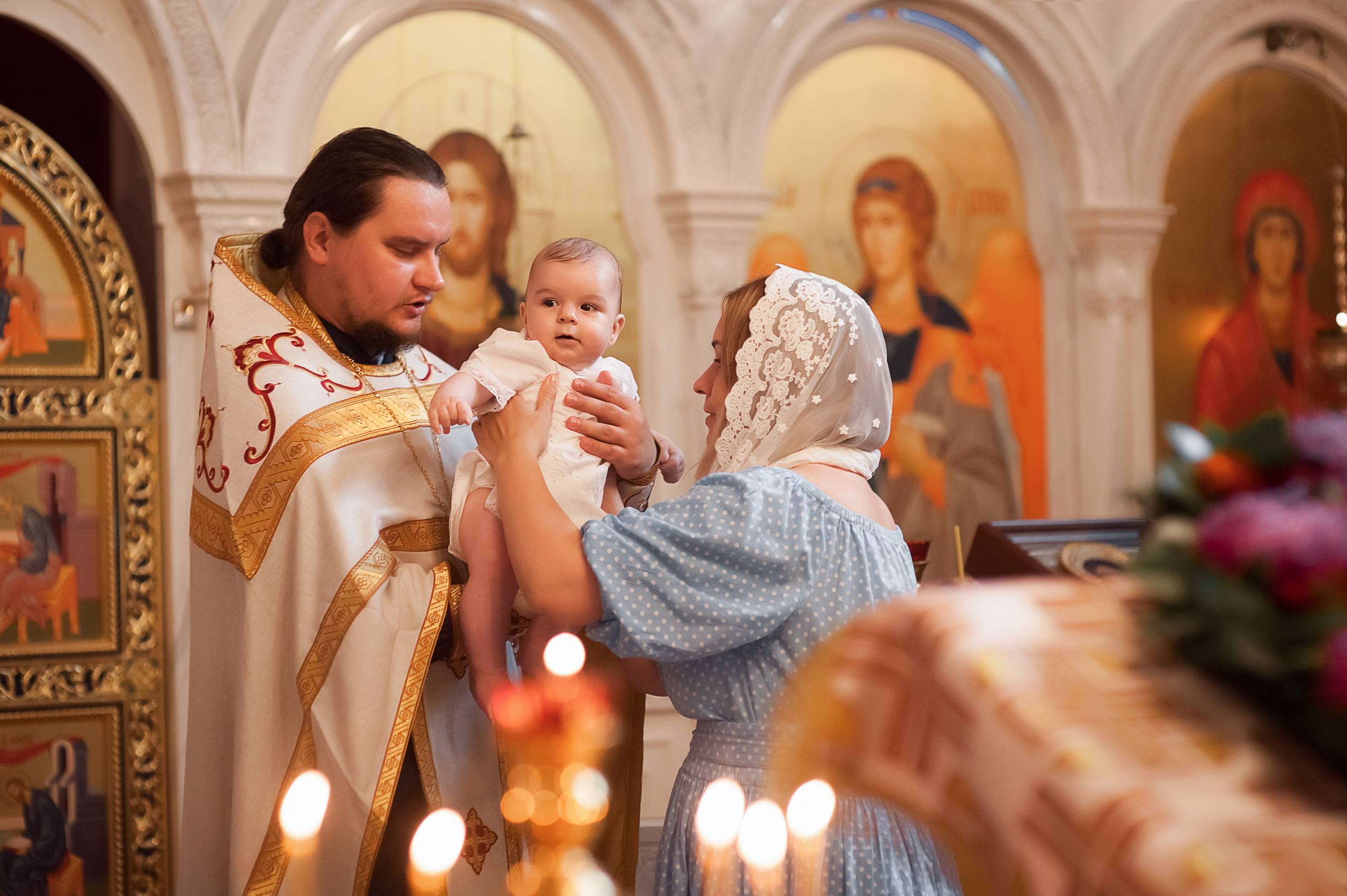Таинство крещения. Детский и семейный фотограф в Переславле-Залесском Елена Усова