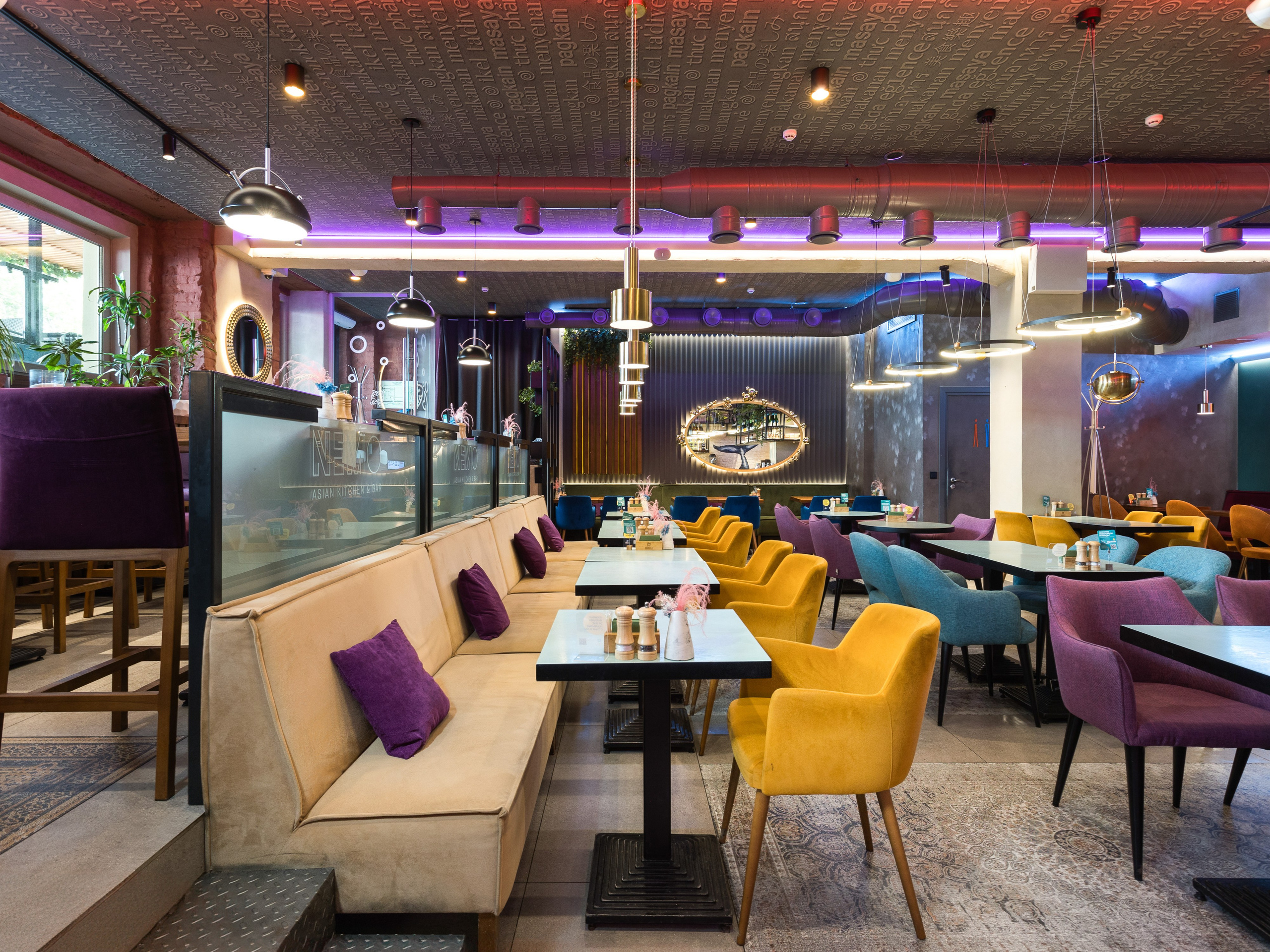 Ресторан NEMO. Интерьерный фотограф в Новосибирске