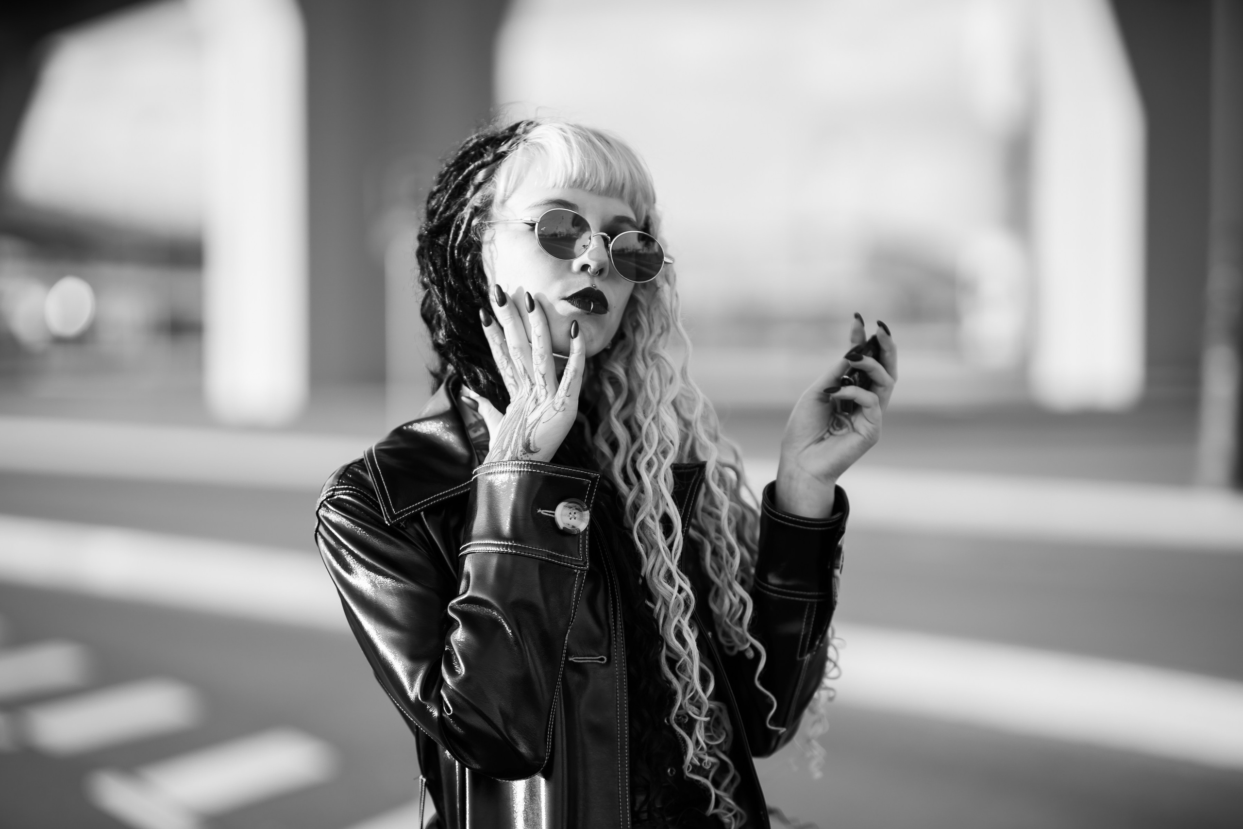 Оля. Паркинг. Портретный фотограф в Санкт-Петербурге Александр Быстрицкий