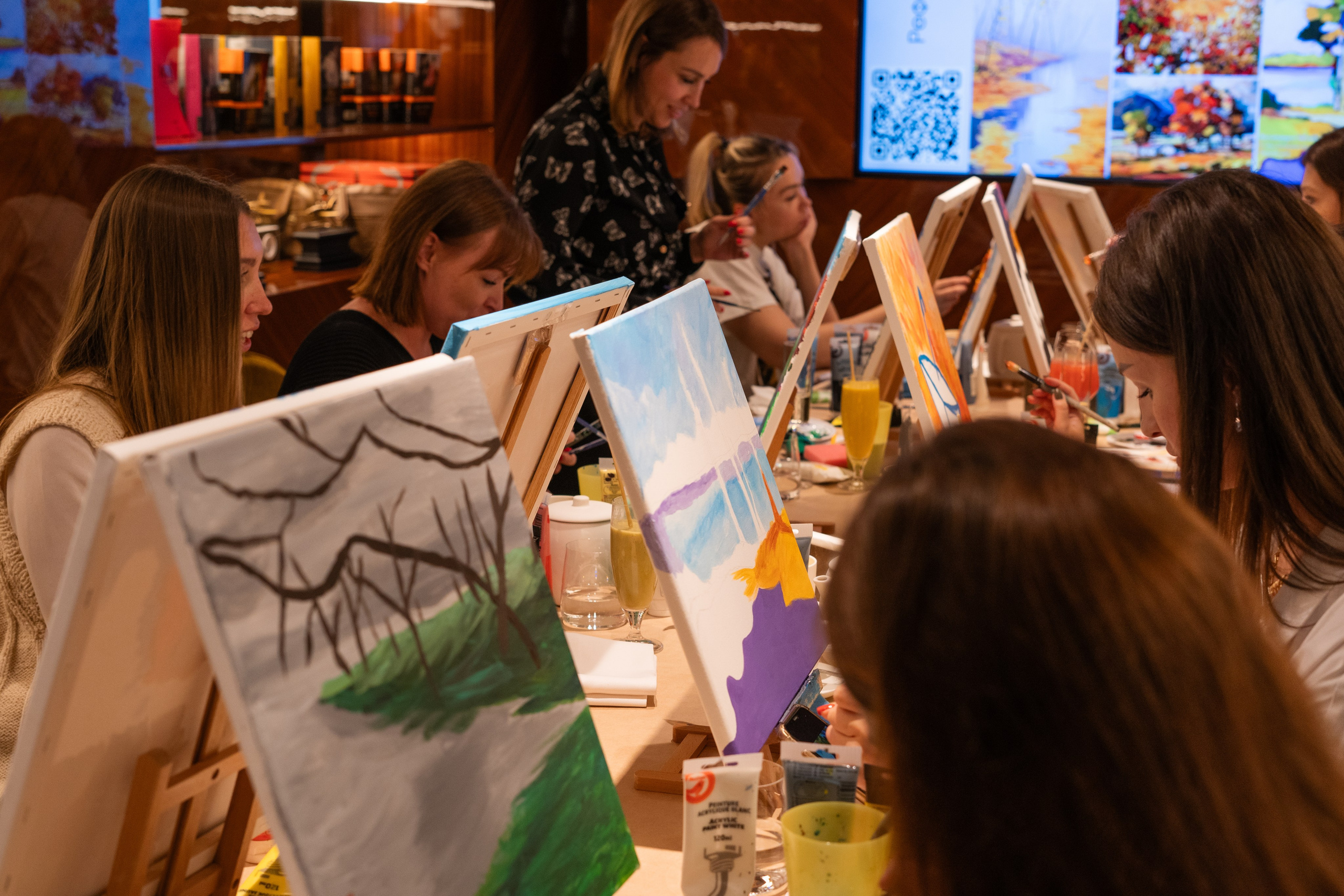 Корпоратив Teach Me Art 3. Портретный фотограф в Москве и Санкт-Петербурге Арина Чех