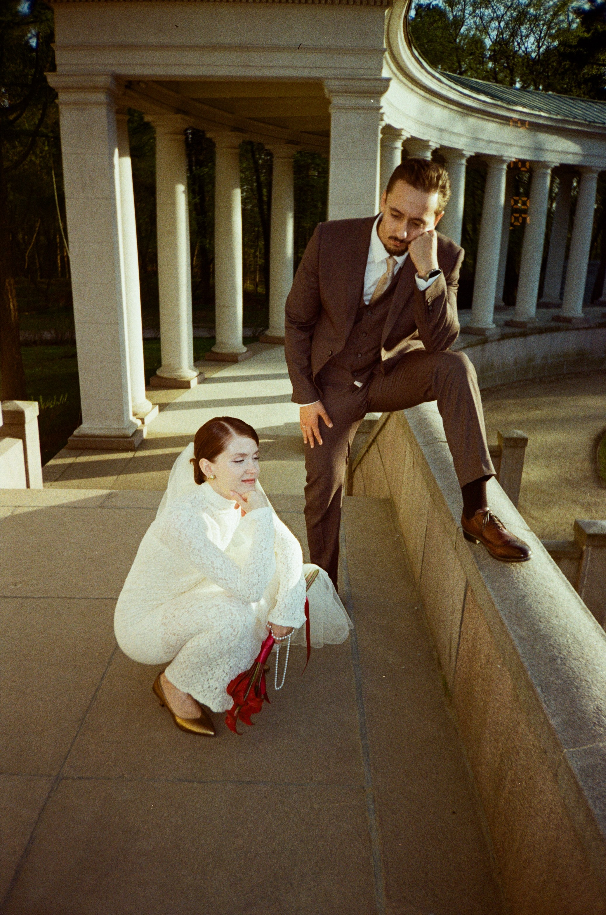 Свадебный день Оли и Никиты🤍 плёнка. Фотограф|Москва — Агбаш Лера