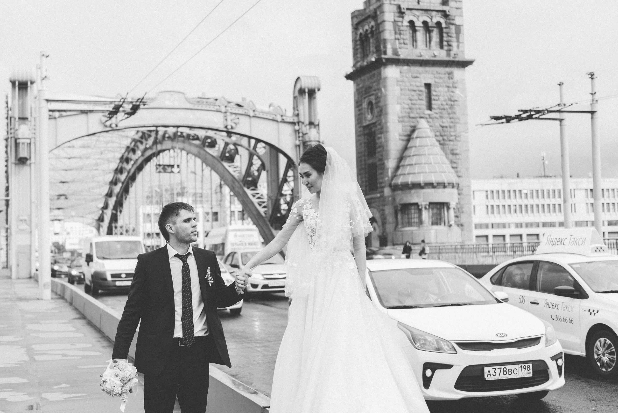 Свадьба для любителей ч/б фото. Артем и Айна. Свадебный и семейный фотограф София Невская