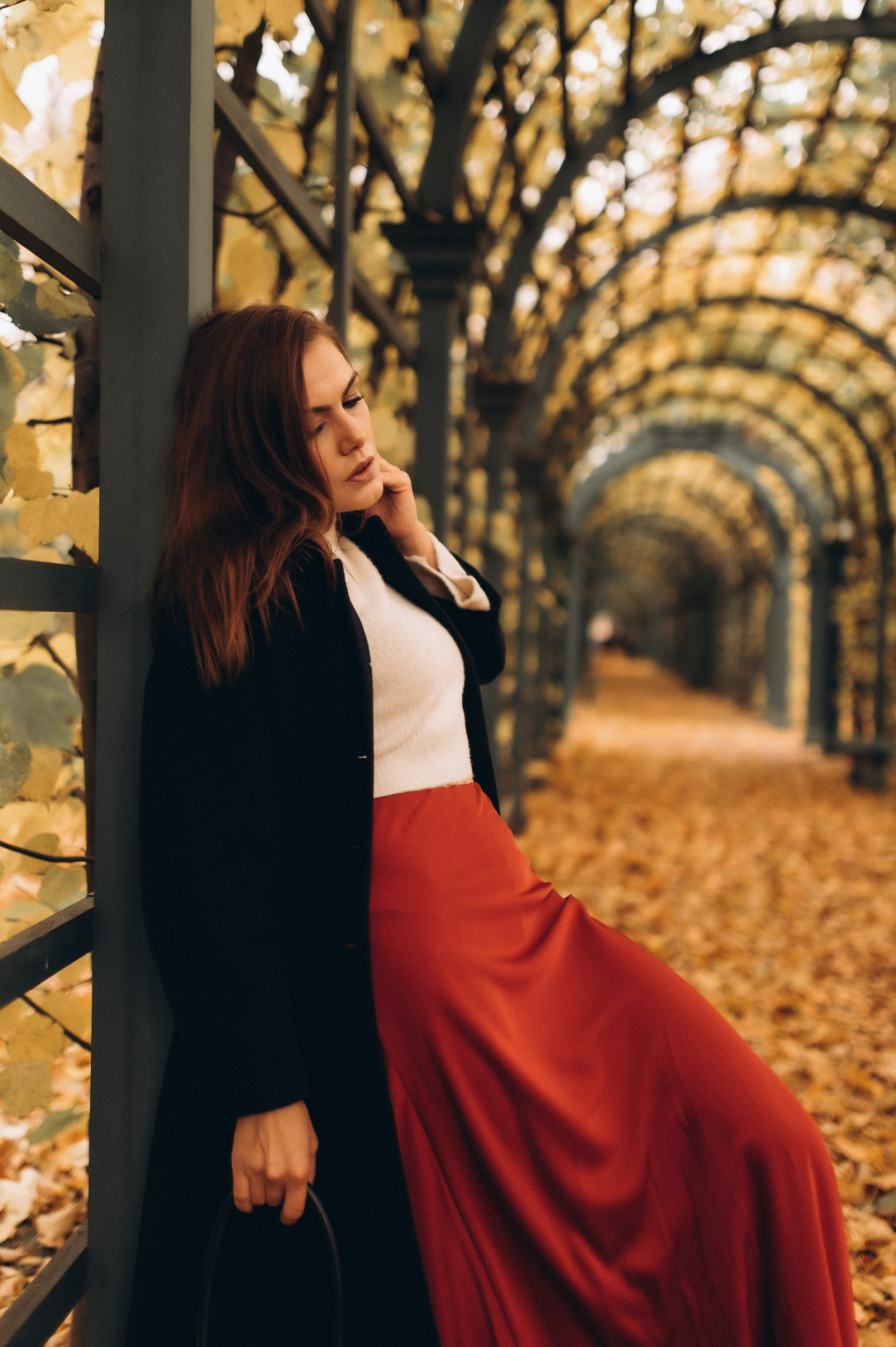 Осенняя индивидуальная фотопрогулка летний сад. Фотограф ПИТЕР СПБ Надежда Баранова