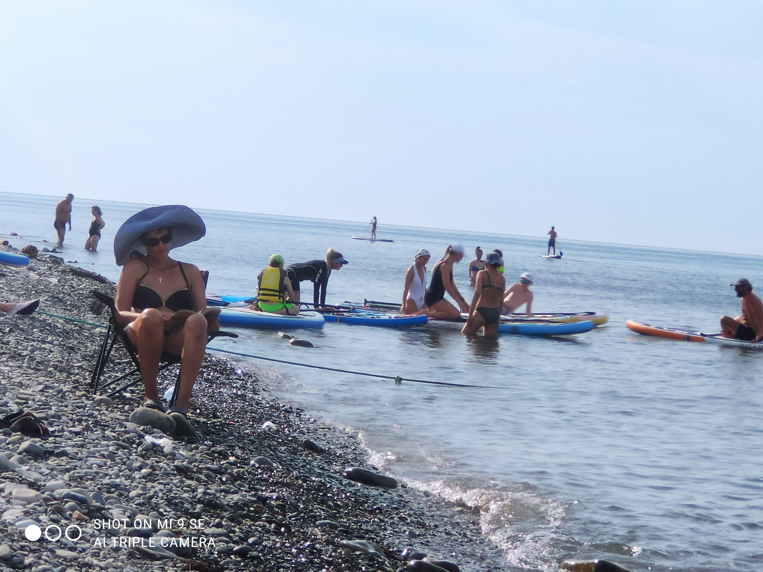 сапы на пляже