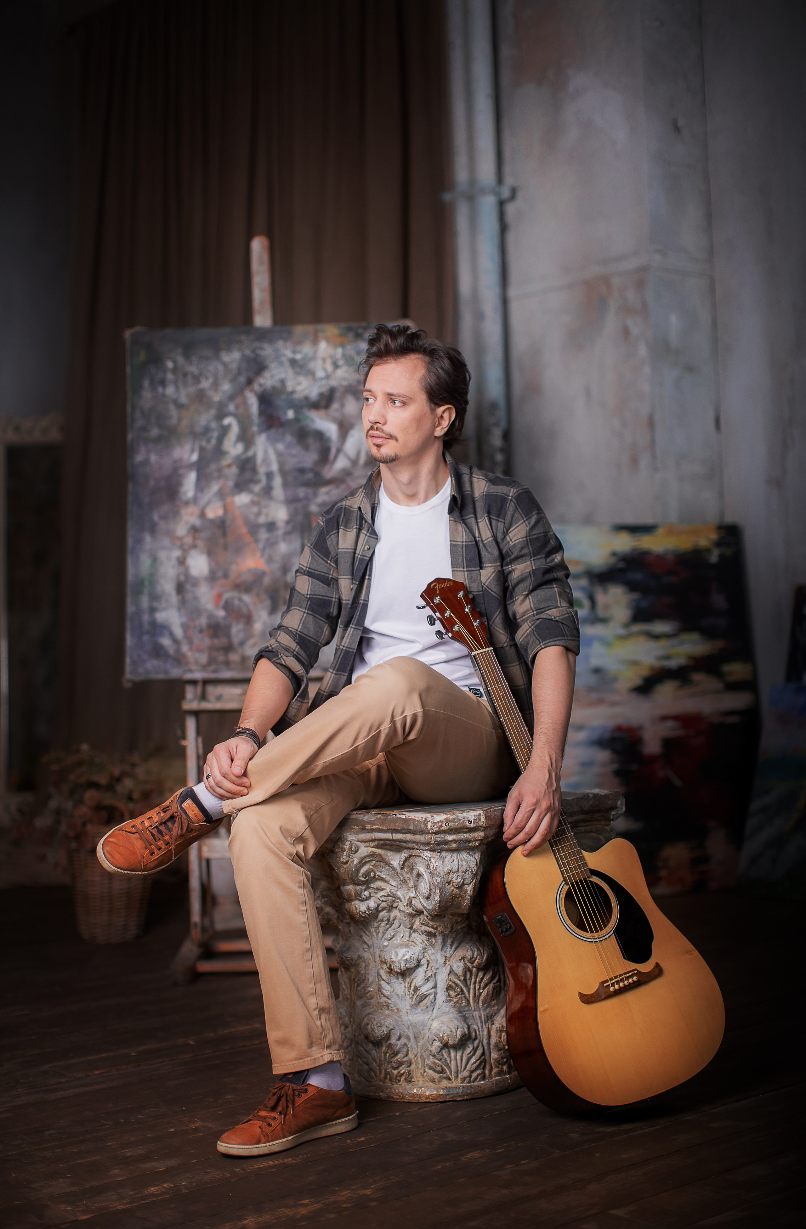 Мужская Фотосессия в студии. צלם ואמן ילדים ומשפחה