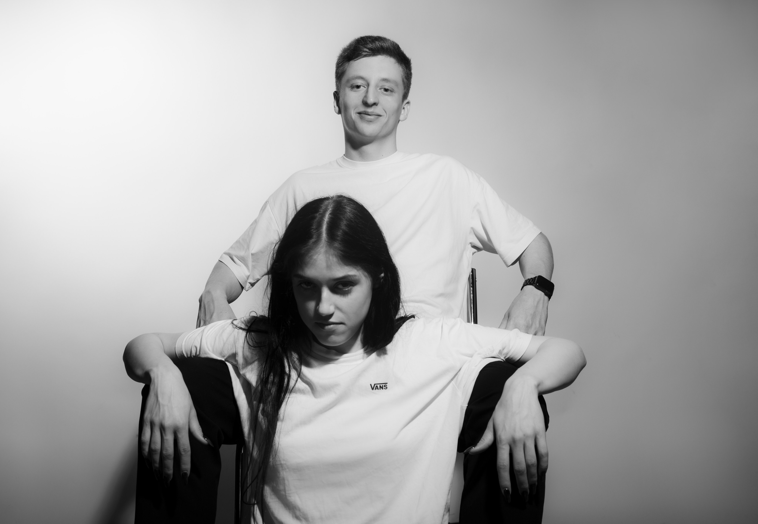 Лиза и Тема. Сандра Ковалева | ЧБ фотограф