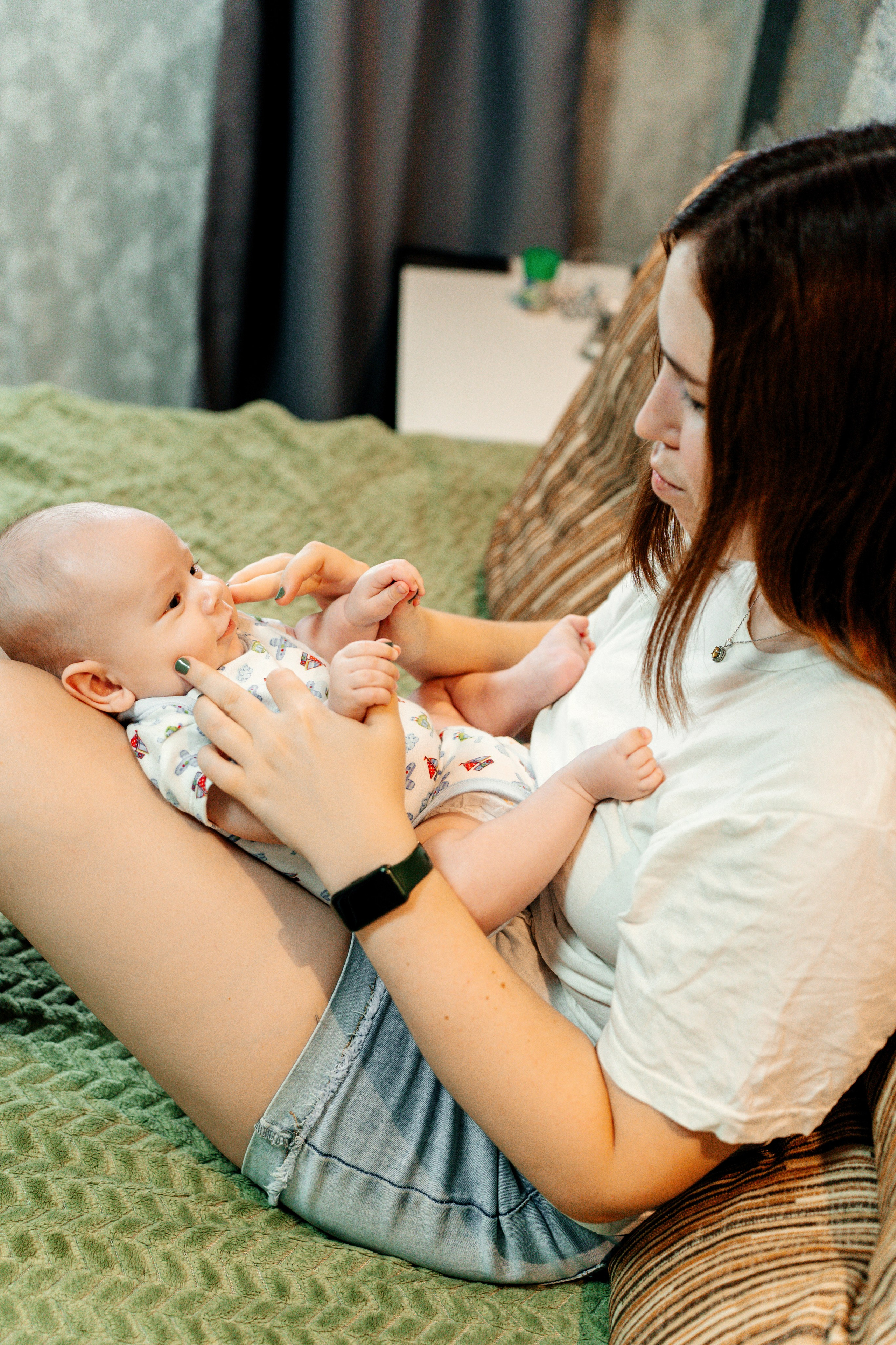 Оля и Ромка (домашняя фотосессия). Ваш семейный фотограф в Минске — Вика Трегубова