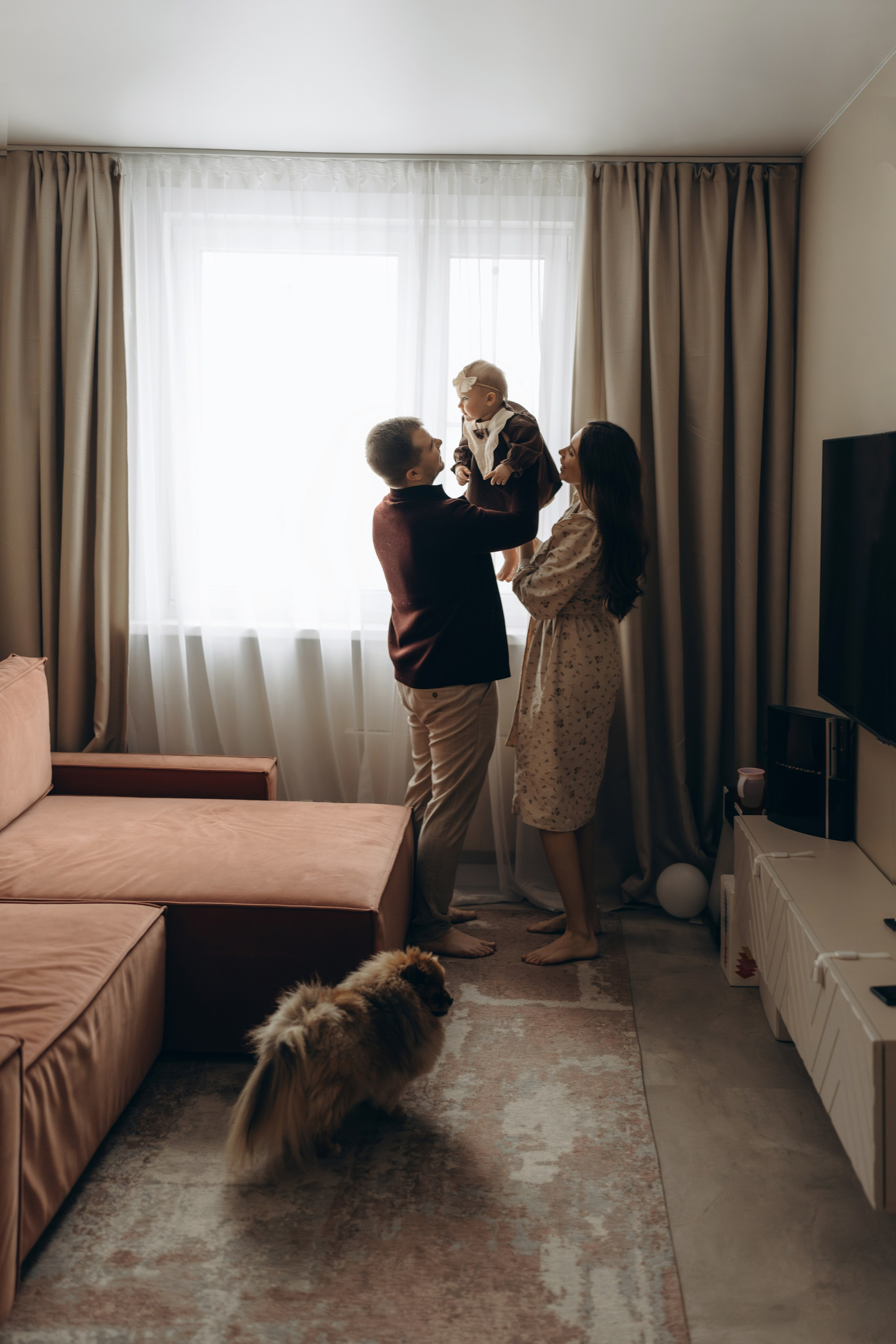 Первый день рождения. Семейный фотограф Москва. Фотограф беременности и материнства Москва