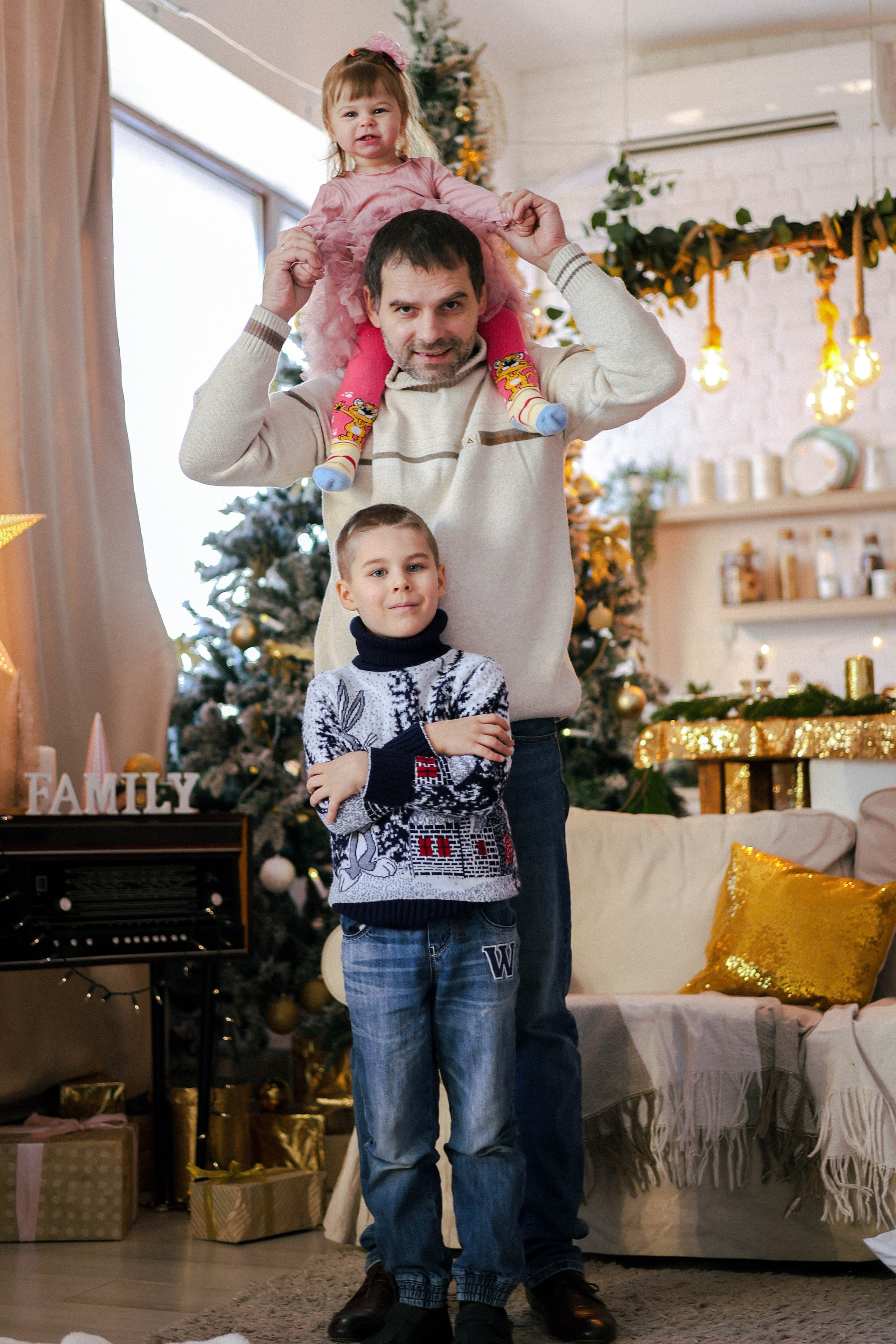 Новогодняя история «Нелля и ее семья». Фотограф в Москве Анастасия Калинина