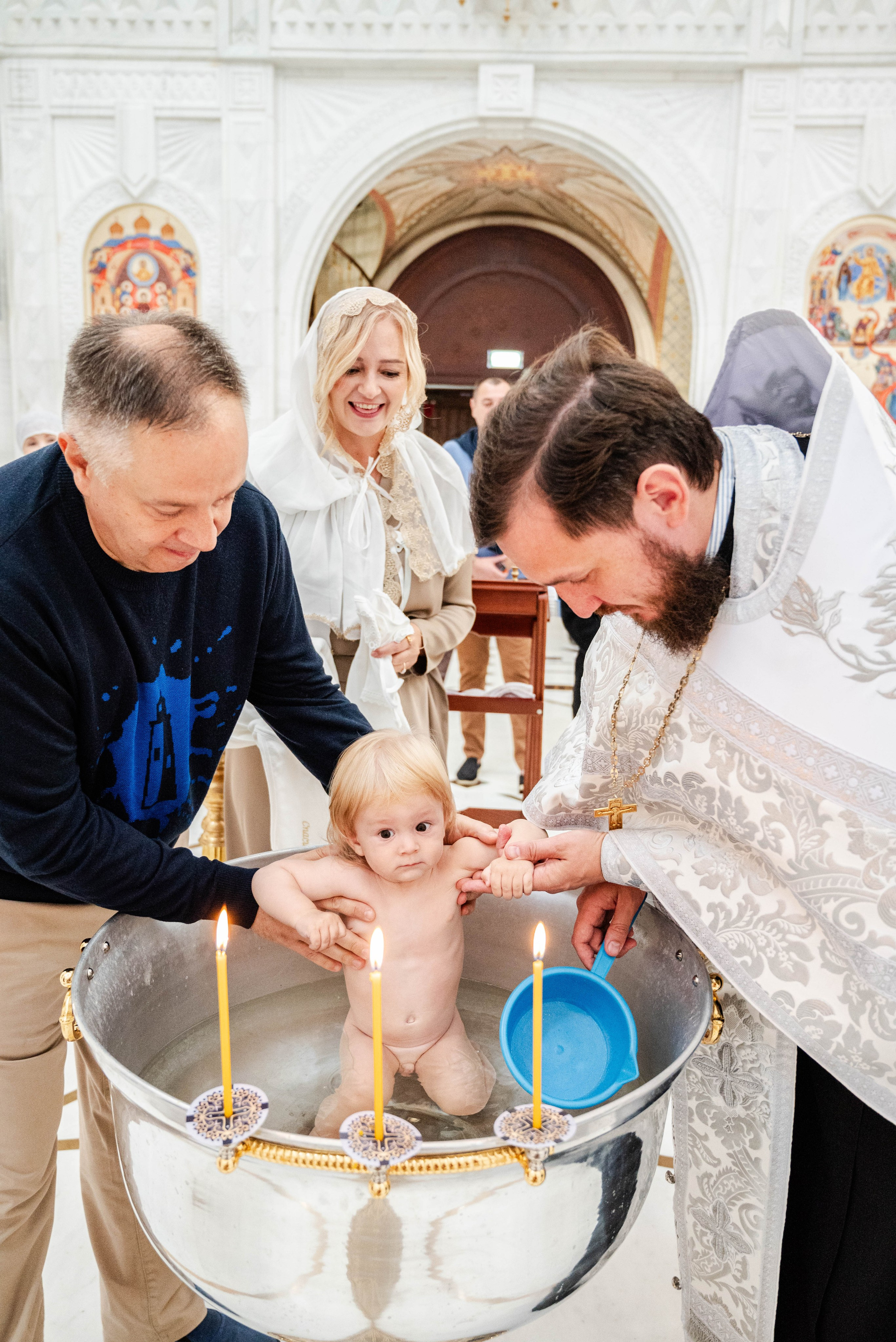 Крещение Олеся. Семейный и детский фотограф Москва