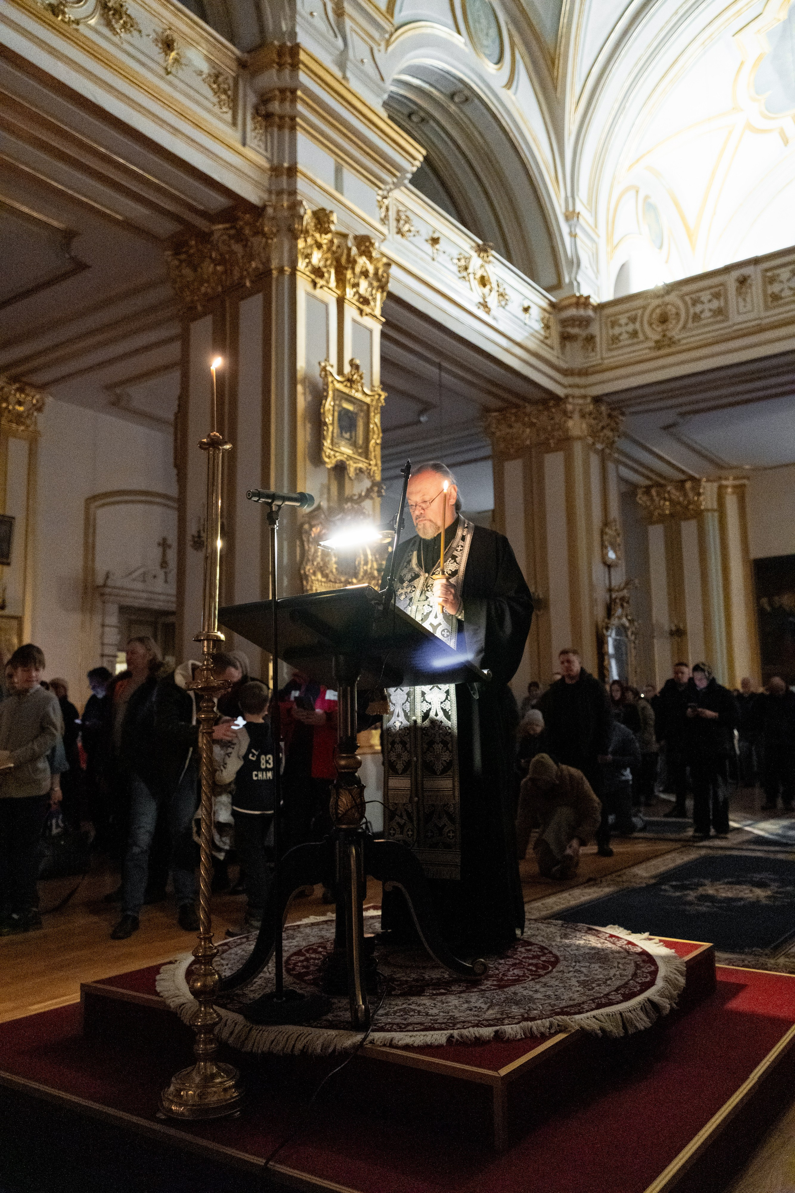 Великое повечерие с чтением Великого покаянного канона преп. Андрея Критского. НИКОЛО-БОГОЯВЛЕНСКИЙ МОРСКОЙ СОБОР