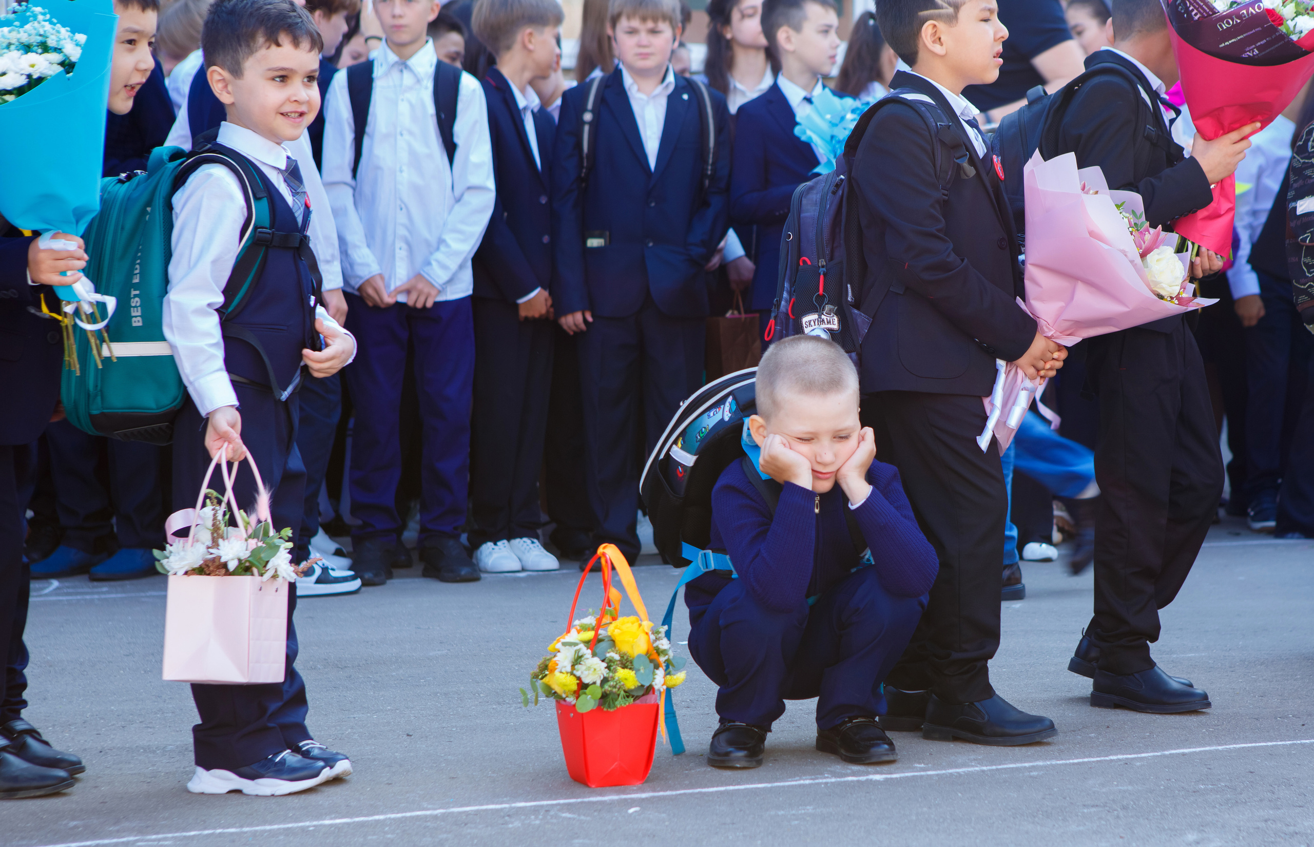 1 СЕНТЯБРЯ 2023Г. «ПЕРВЫЙ РАЗ В ПЕРВЫЙ КЛАСС». Школьный фотограф Наталья Егорова