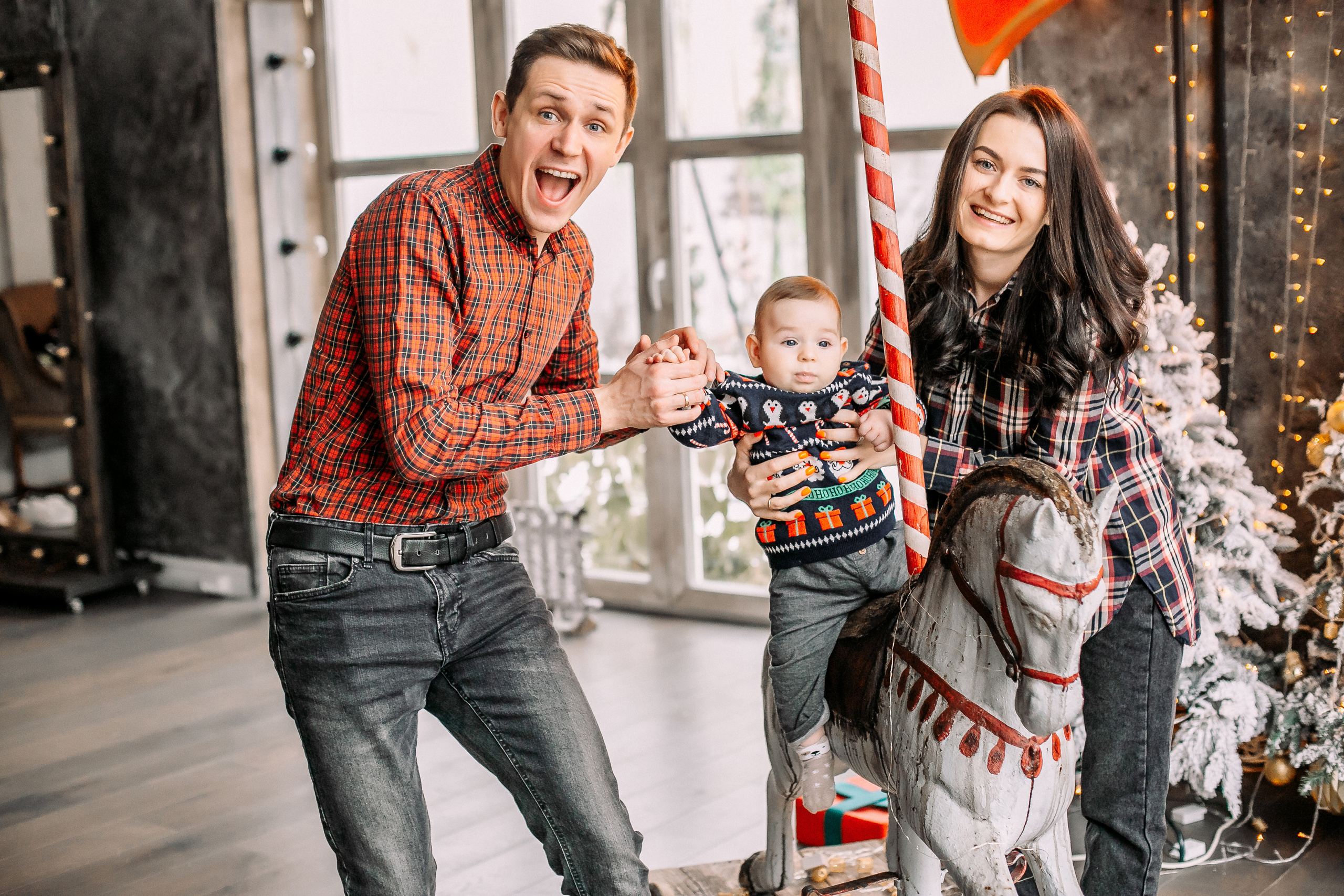 Новогодние Федяевы. Свадебный фотограф Дмитрий Воробьев Ярославль