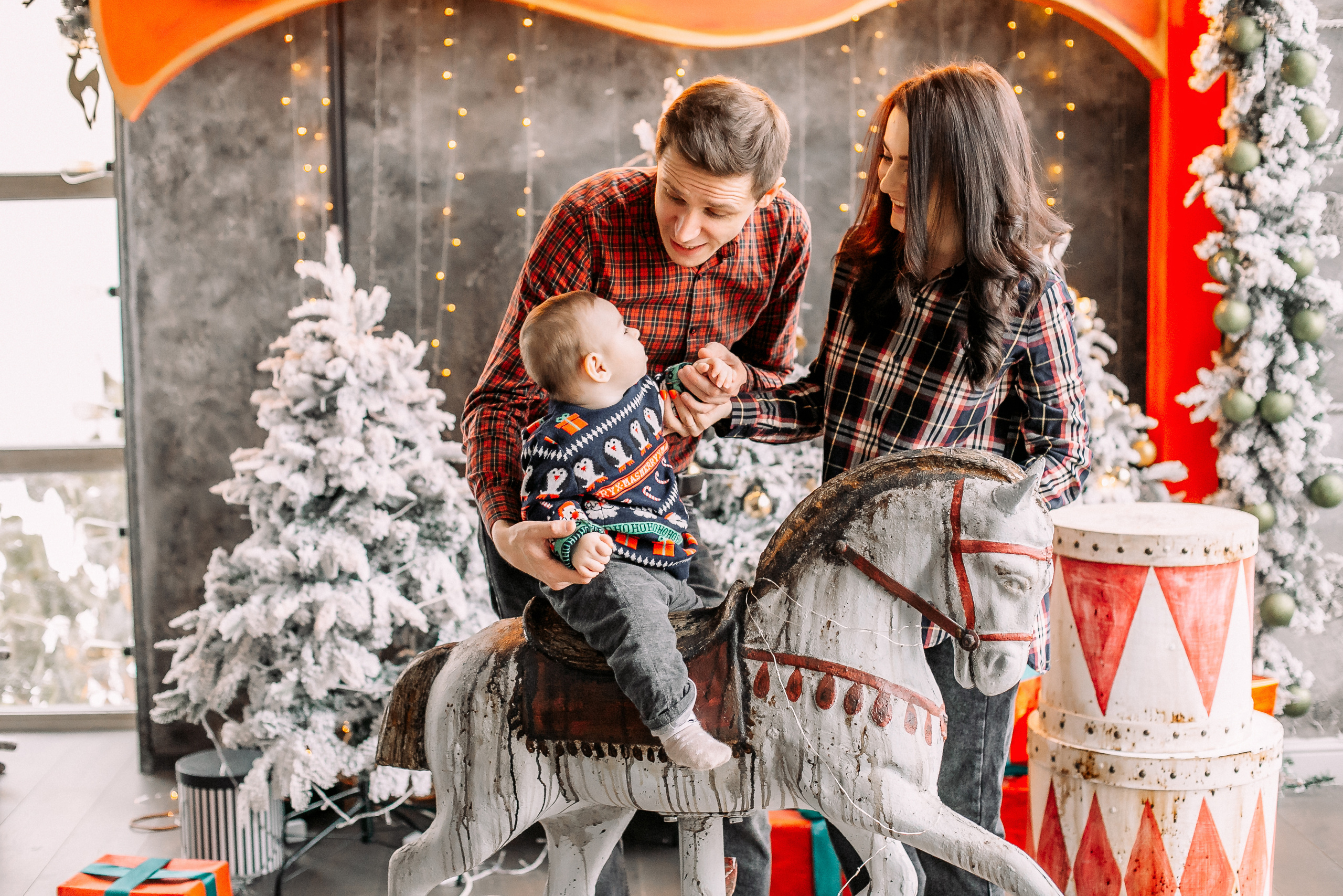 Новогодние Федяевы. Свадебный фотограф Дмитрий Воробьев Ярославль