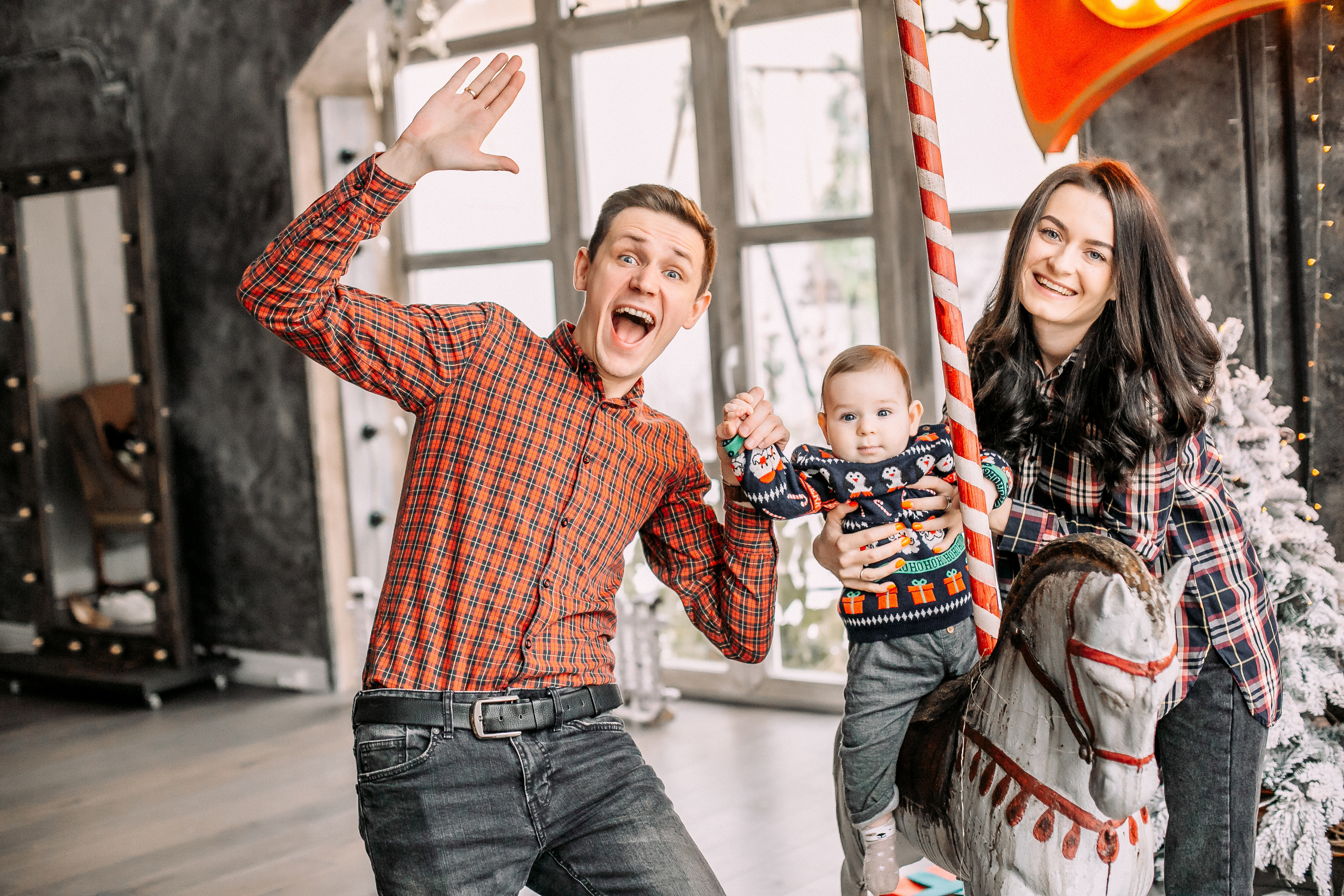 Новогодние Федяевы. Свадебный фотограф Дмитрий Воробьев Ярославль