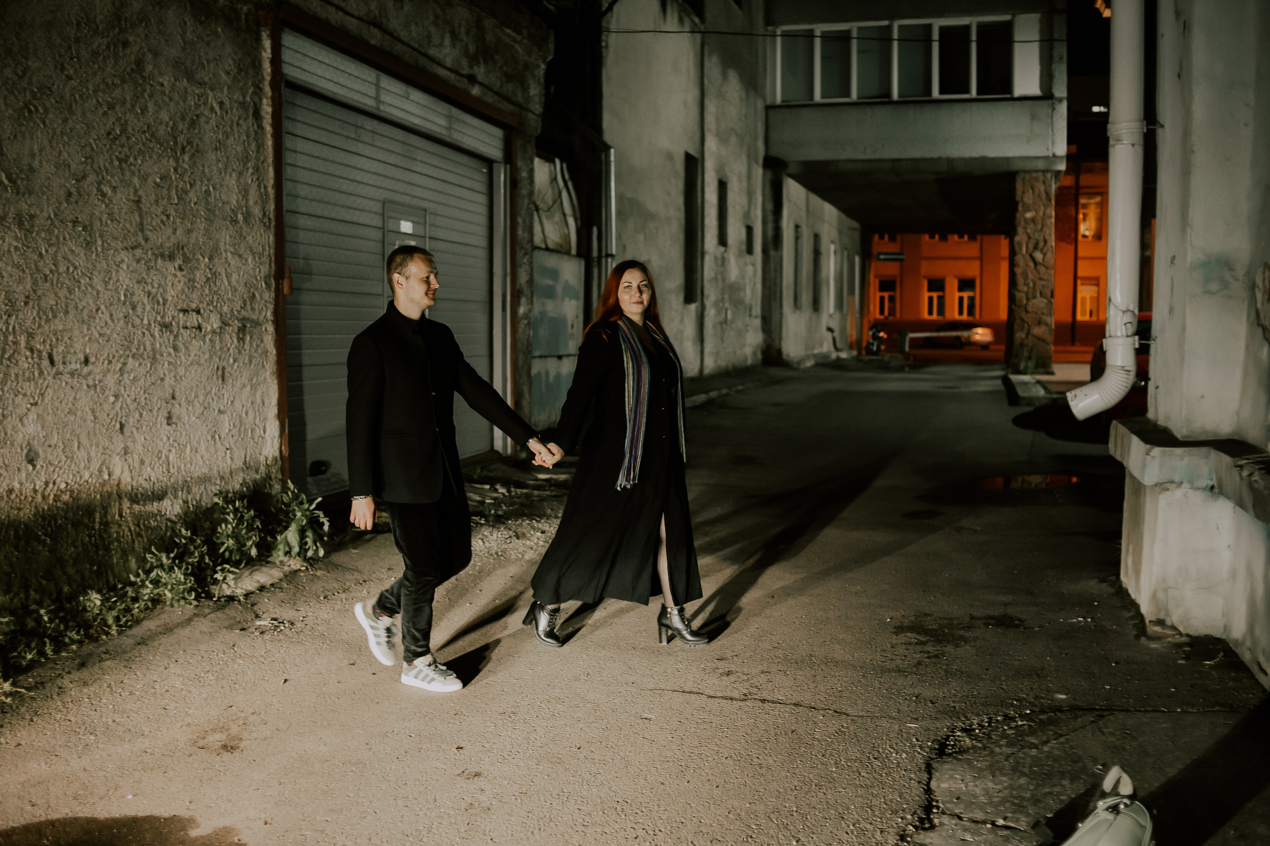 Ася и Влад. Ночная прогулка. Фотограф Регина Крикунова г. Красноярск