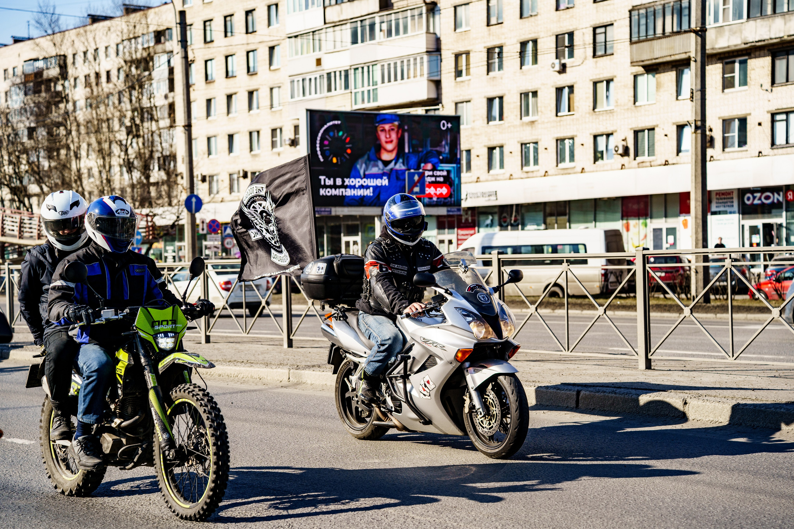 Прохват мотоклуба Norman Riders ч.1. Концертный и репортажный фотограф в Санкт-Петербурге Слава Пахомов