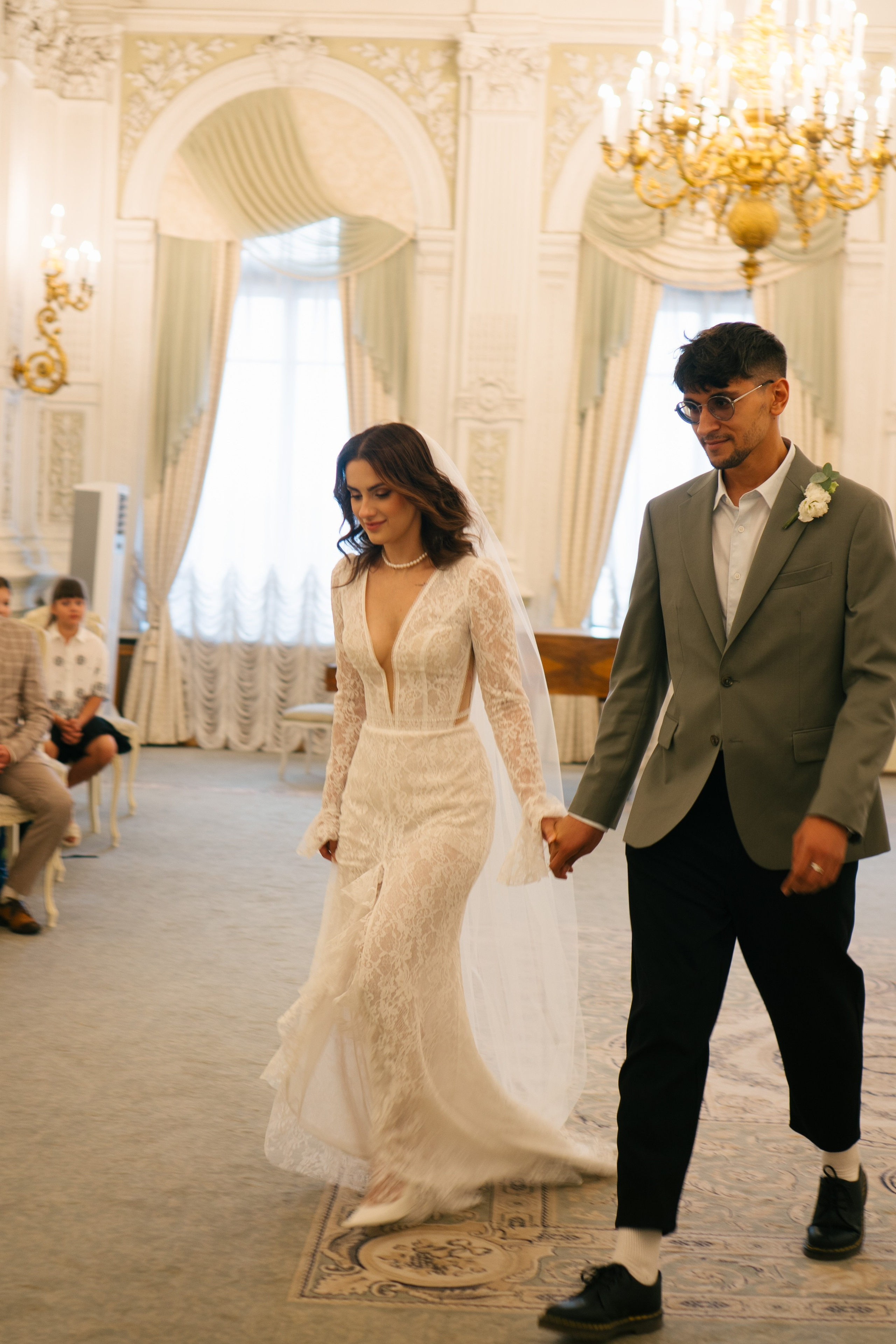 СВАДЕБНАЯ СЬЕМКА В ПЕРВОМ ДВОРЦЕ БРАКОСОЧЕТАНИЯ. Профессиональный фотограф, Санкт-Петербург — Виктория Богомолова