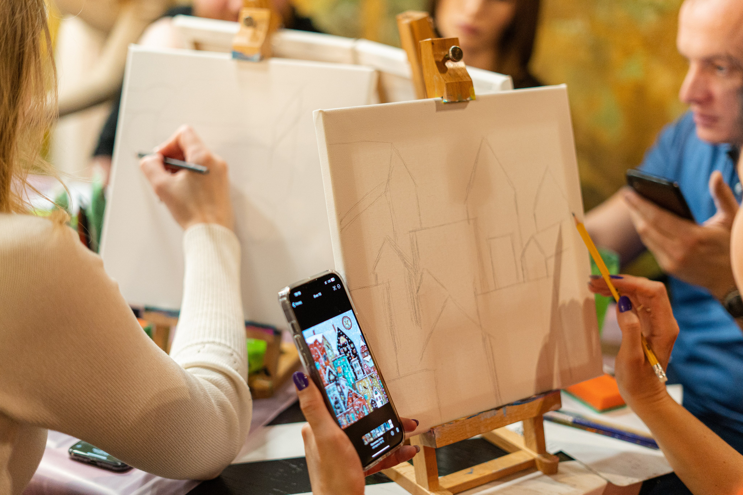 Корпоратив Teach Me Art 2. Портретный фотограф в Москве и Санкт-Петербурге Арина Чех