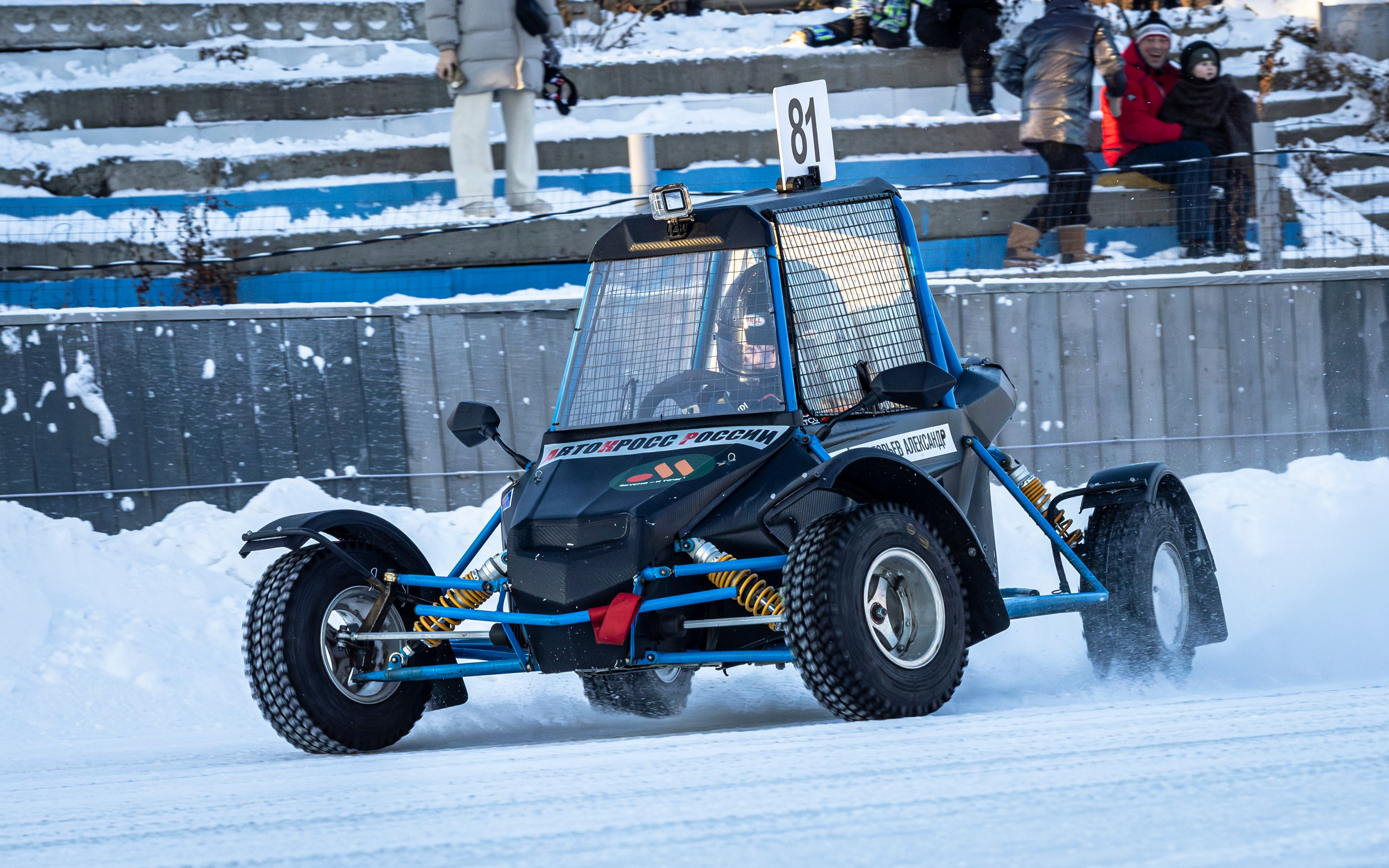 Автогонки «Трек 400» на льду. Bertran Ordo