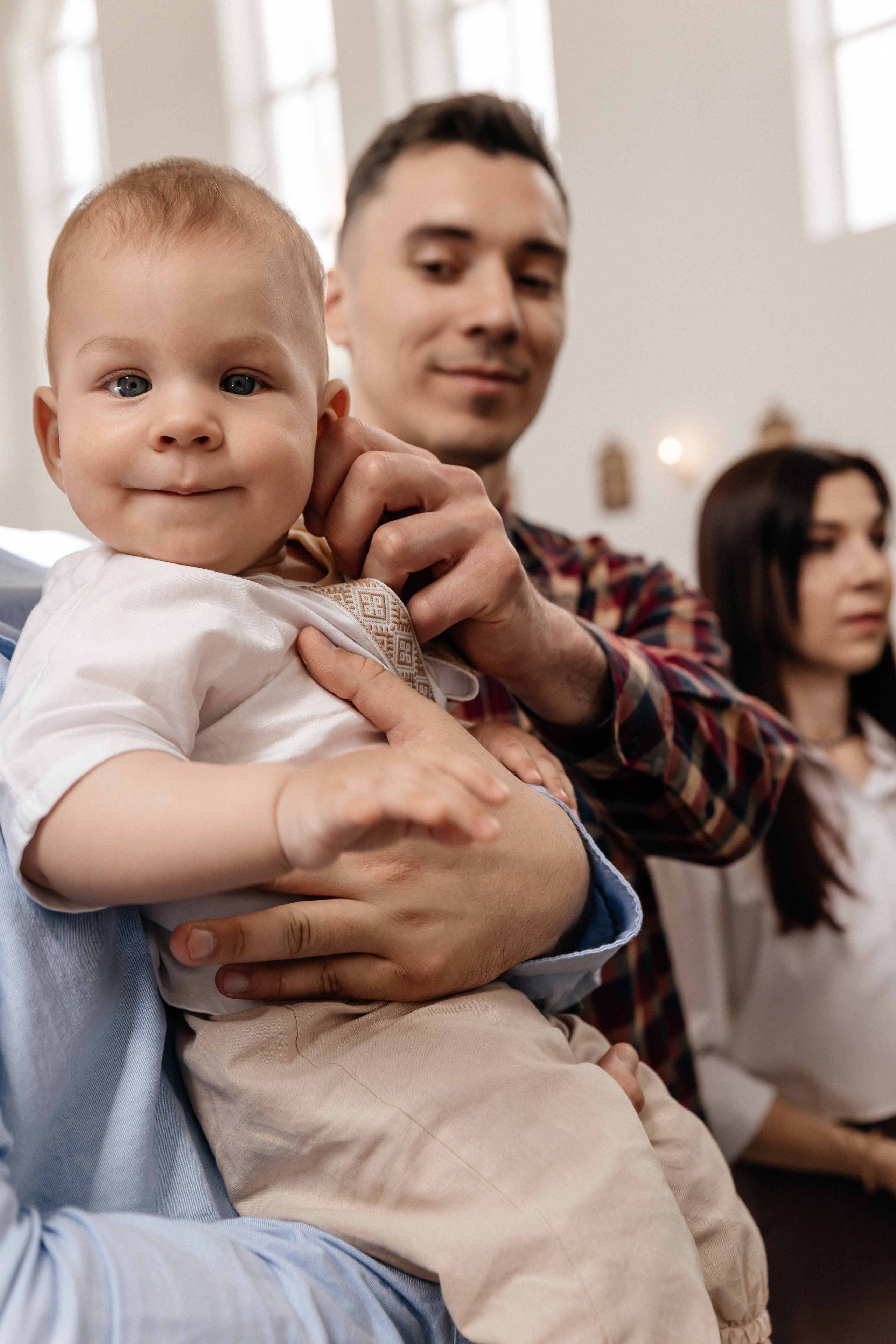 Крещение Назара. Семейный фотограф Минск Усова Ольга