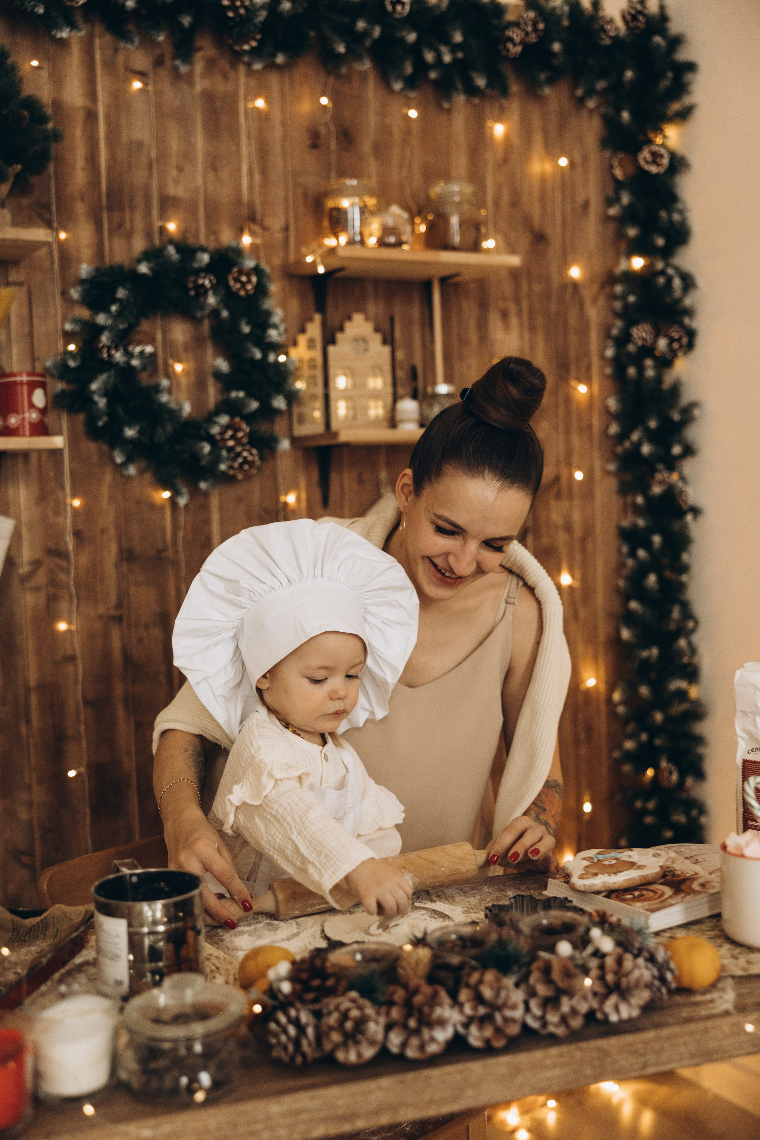 Ольга и Мирослава НГ. Семейный фотограф в Москве Виктория Ястребинская