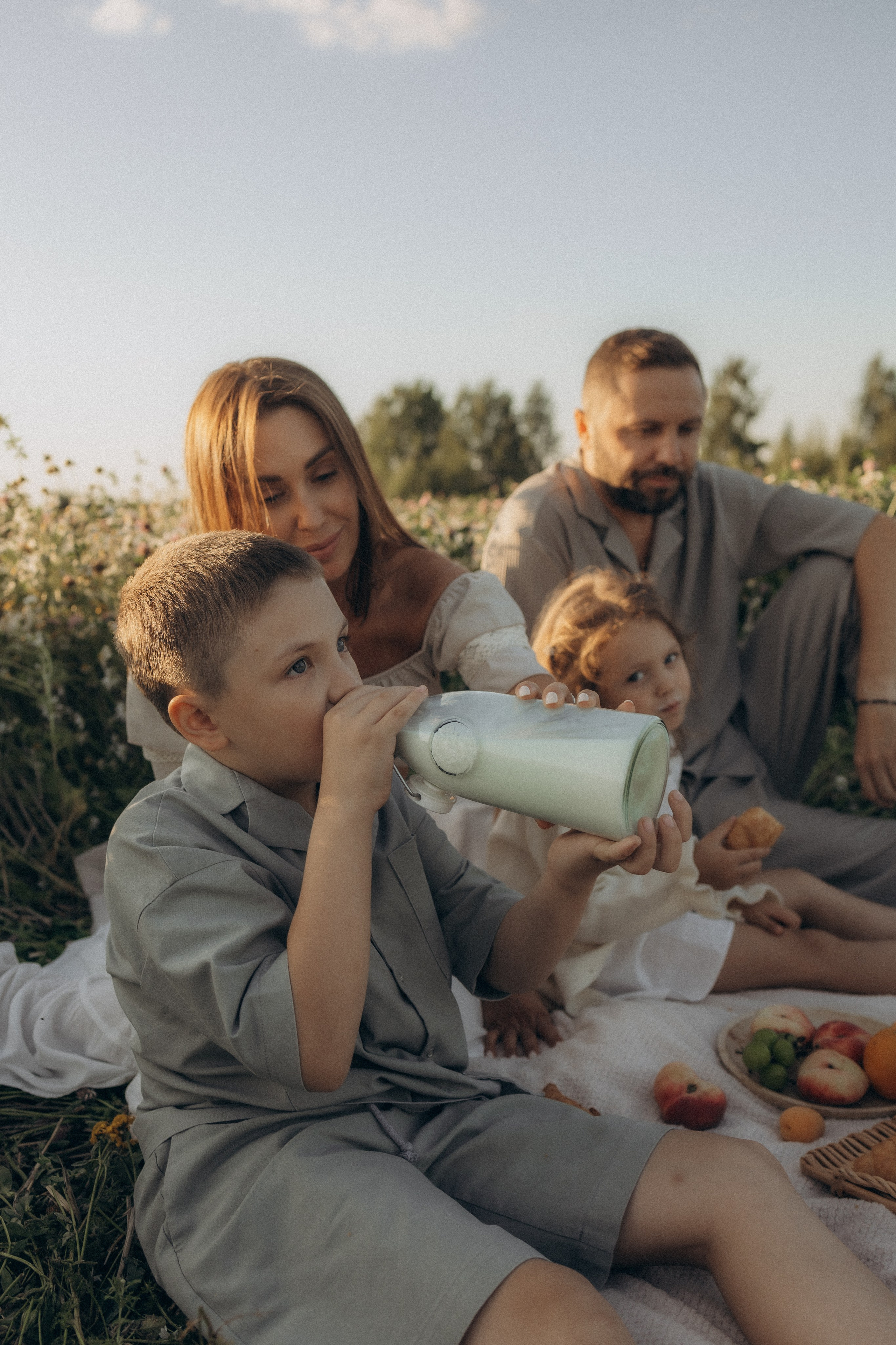 Семейная в ромашках. Эльвира Галимьянова — семейный фотограф Екатеринбурга