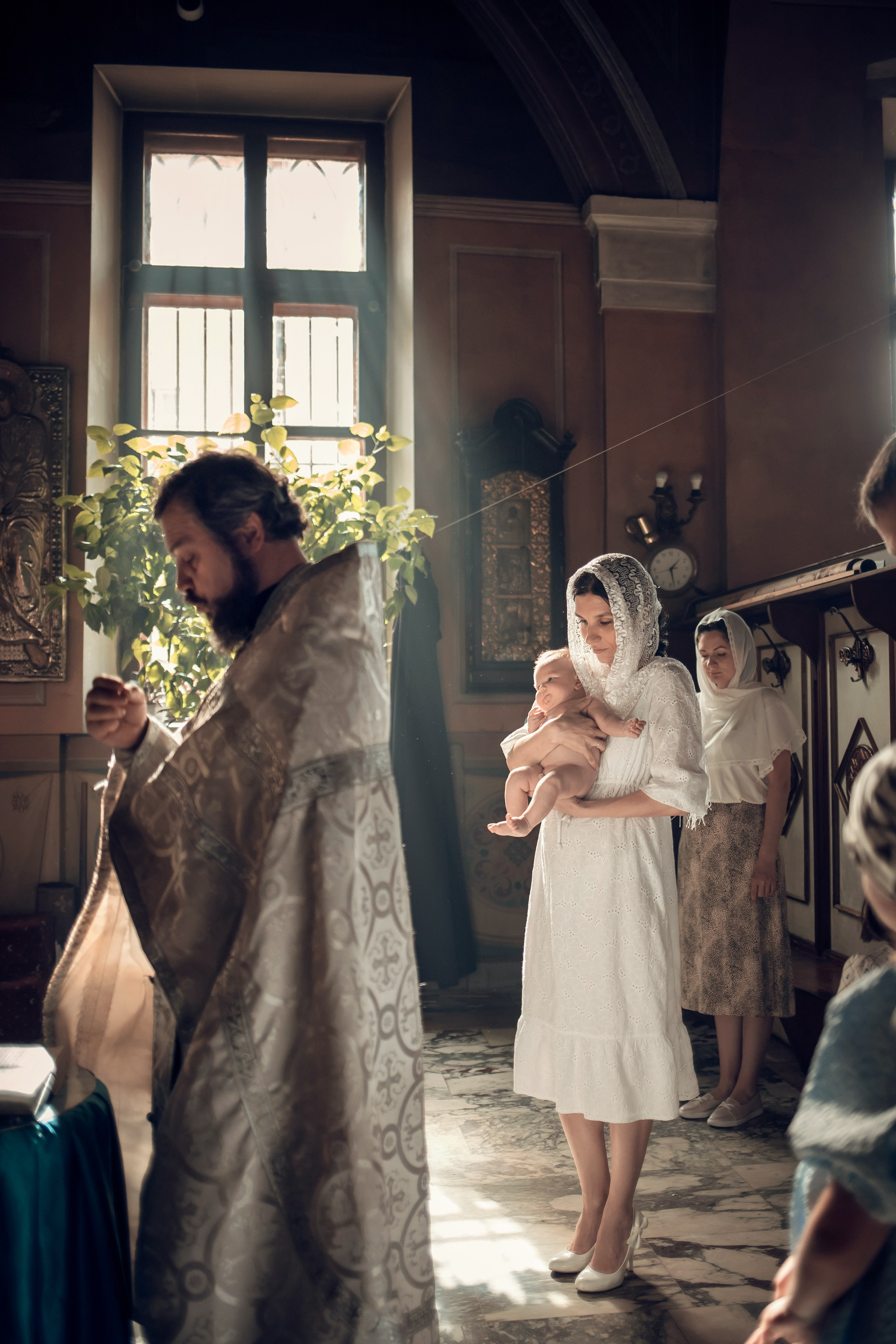 Крещение Анастасии в храме Воскресения Словущего