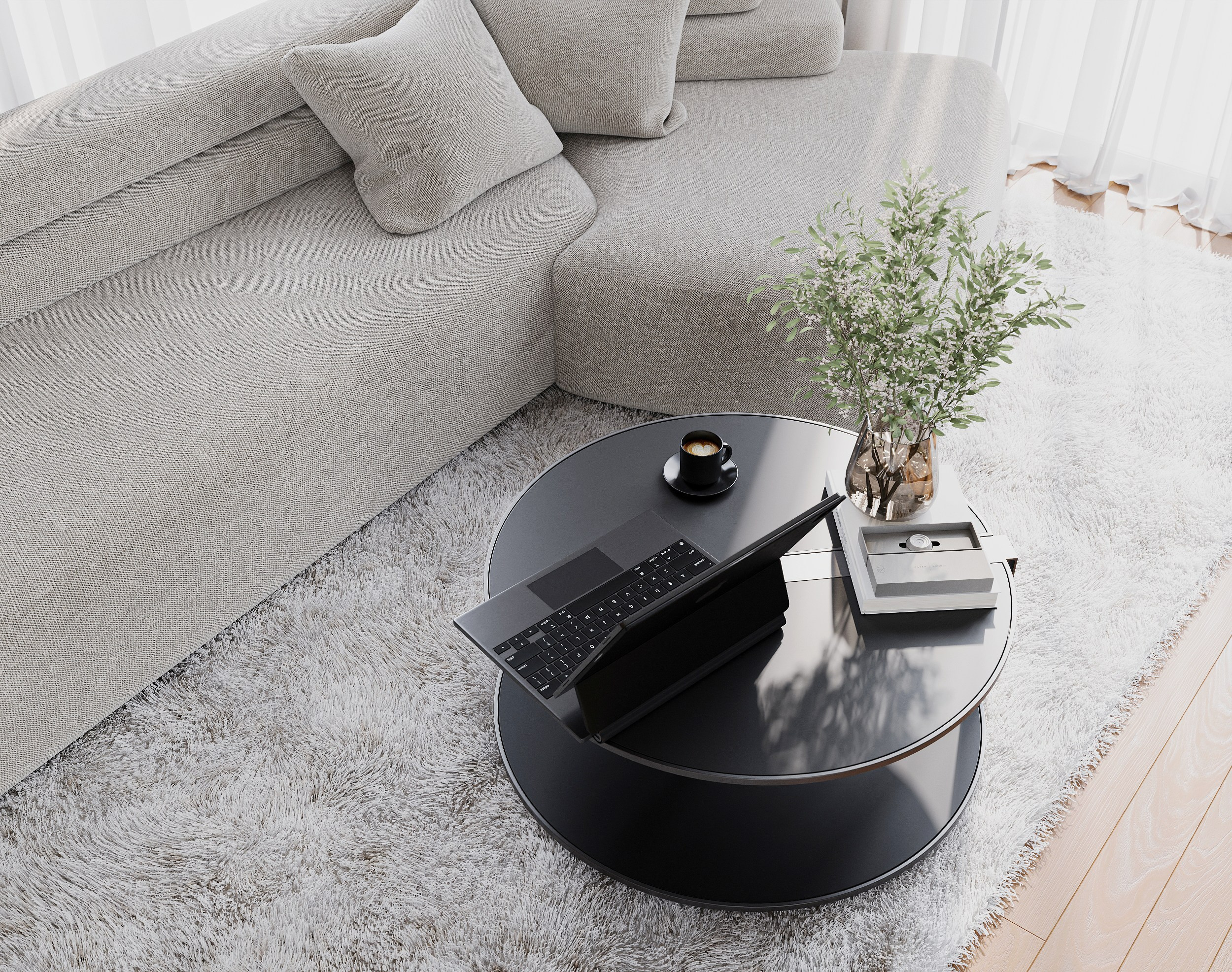 Вилла / Мастер-спальня. Kindhard-design